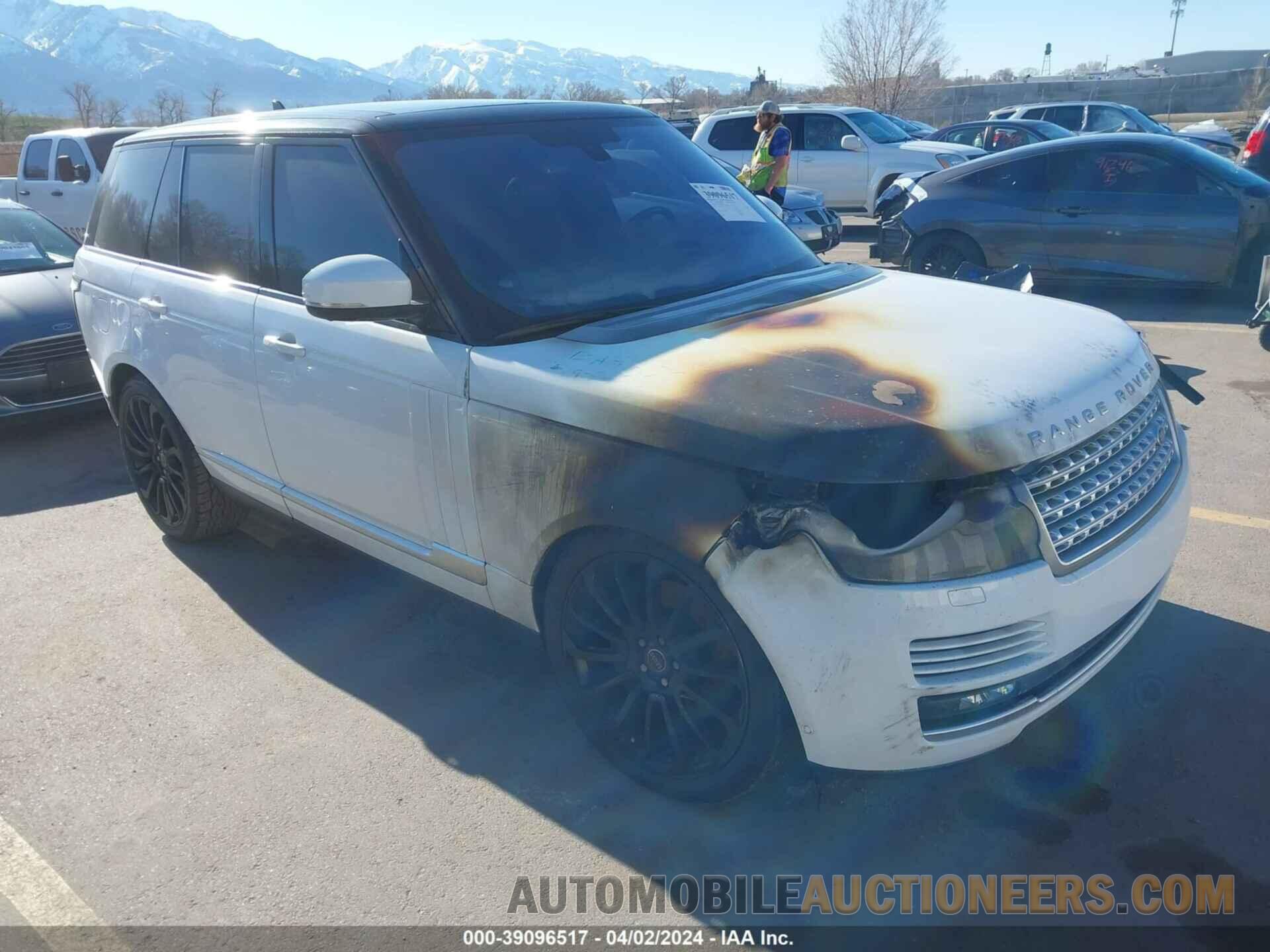 SALGS2PFXGA320048 LAND ROVER RANGE ROVER 2016