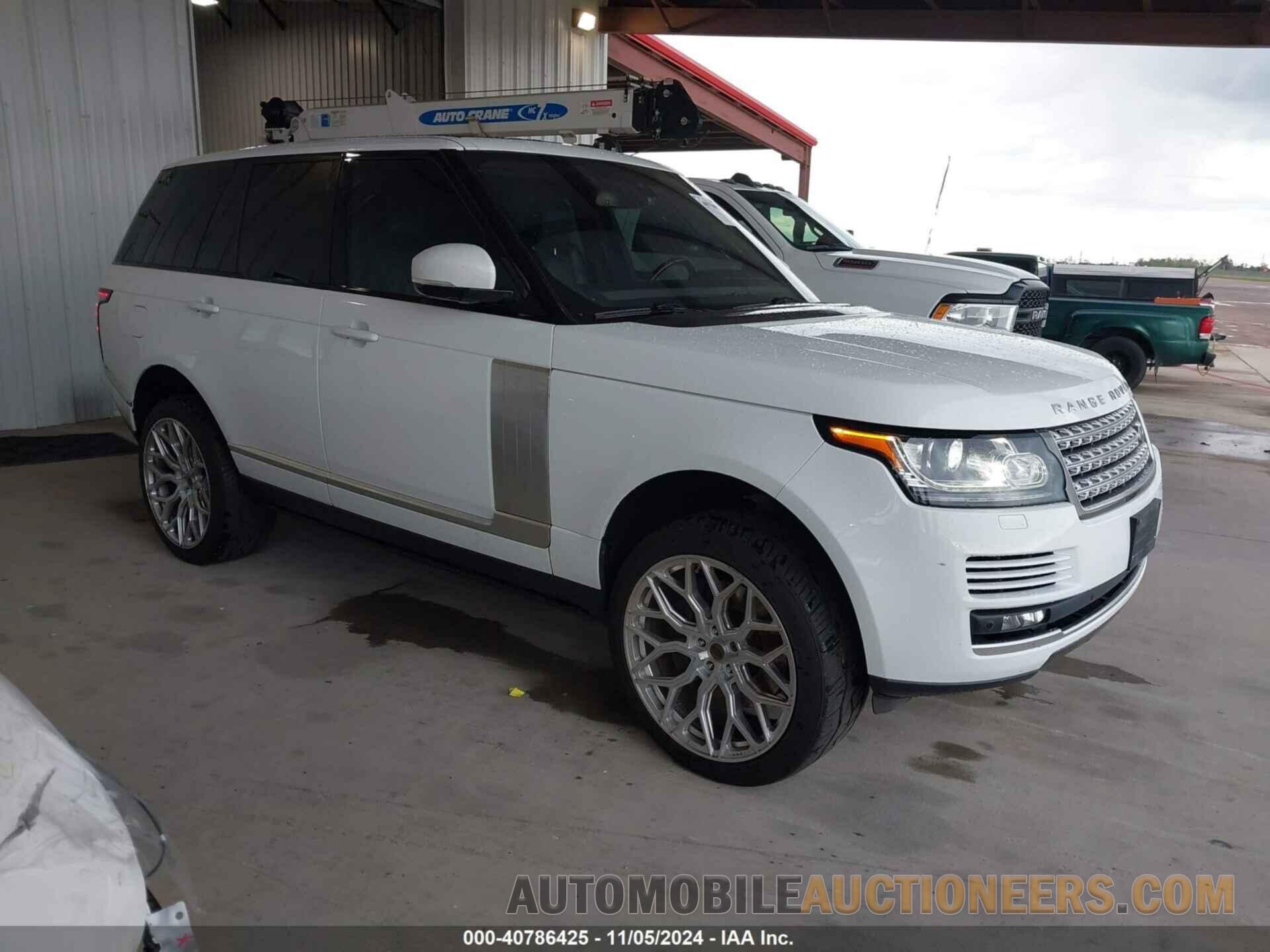 SALGS2PFXGA320308 LAND ROVER RANGE ROVER 2016