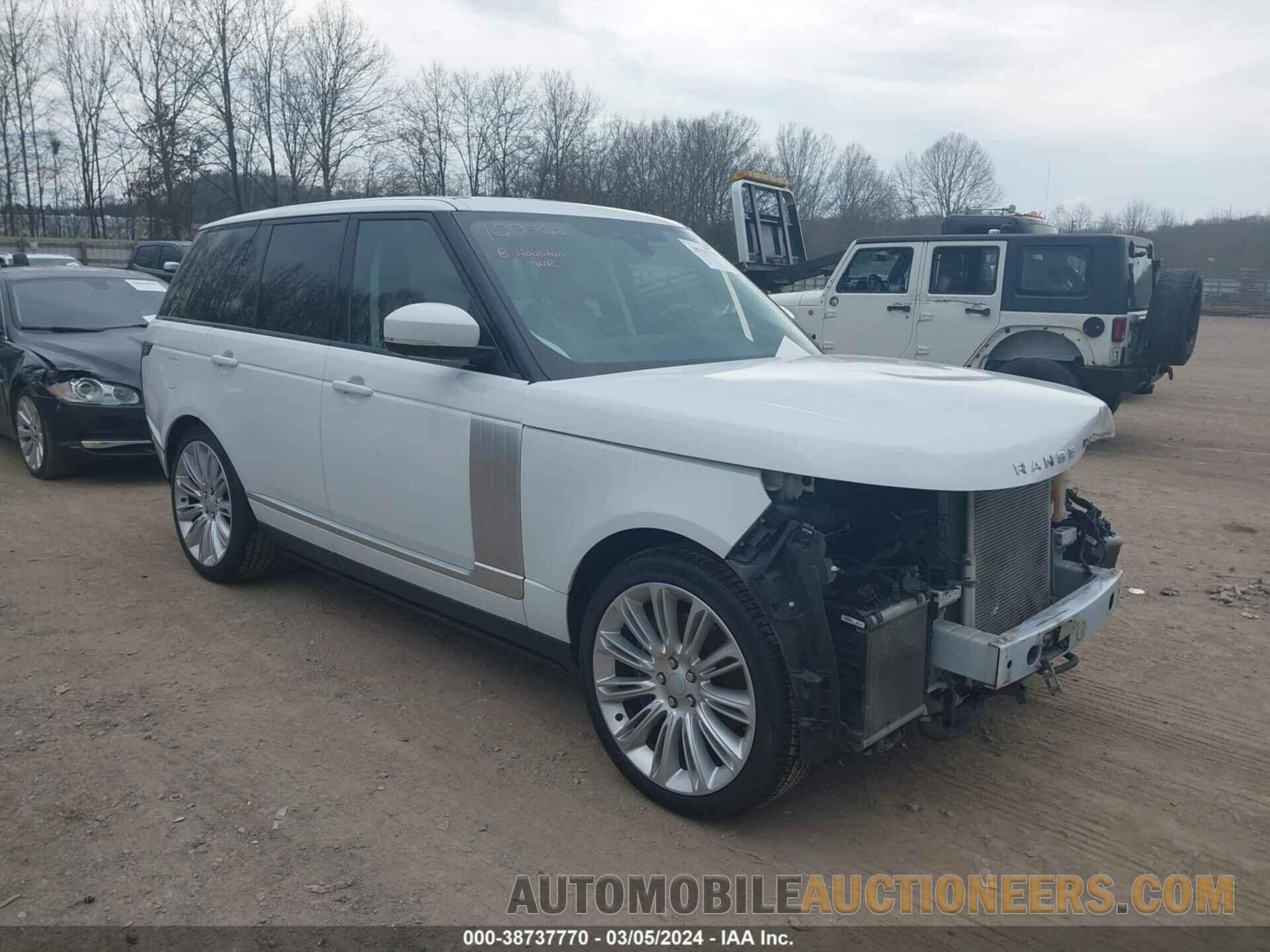 SALGS2RE0JA383297 LAND ROVER RANGE ROVER 2018