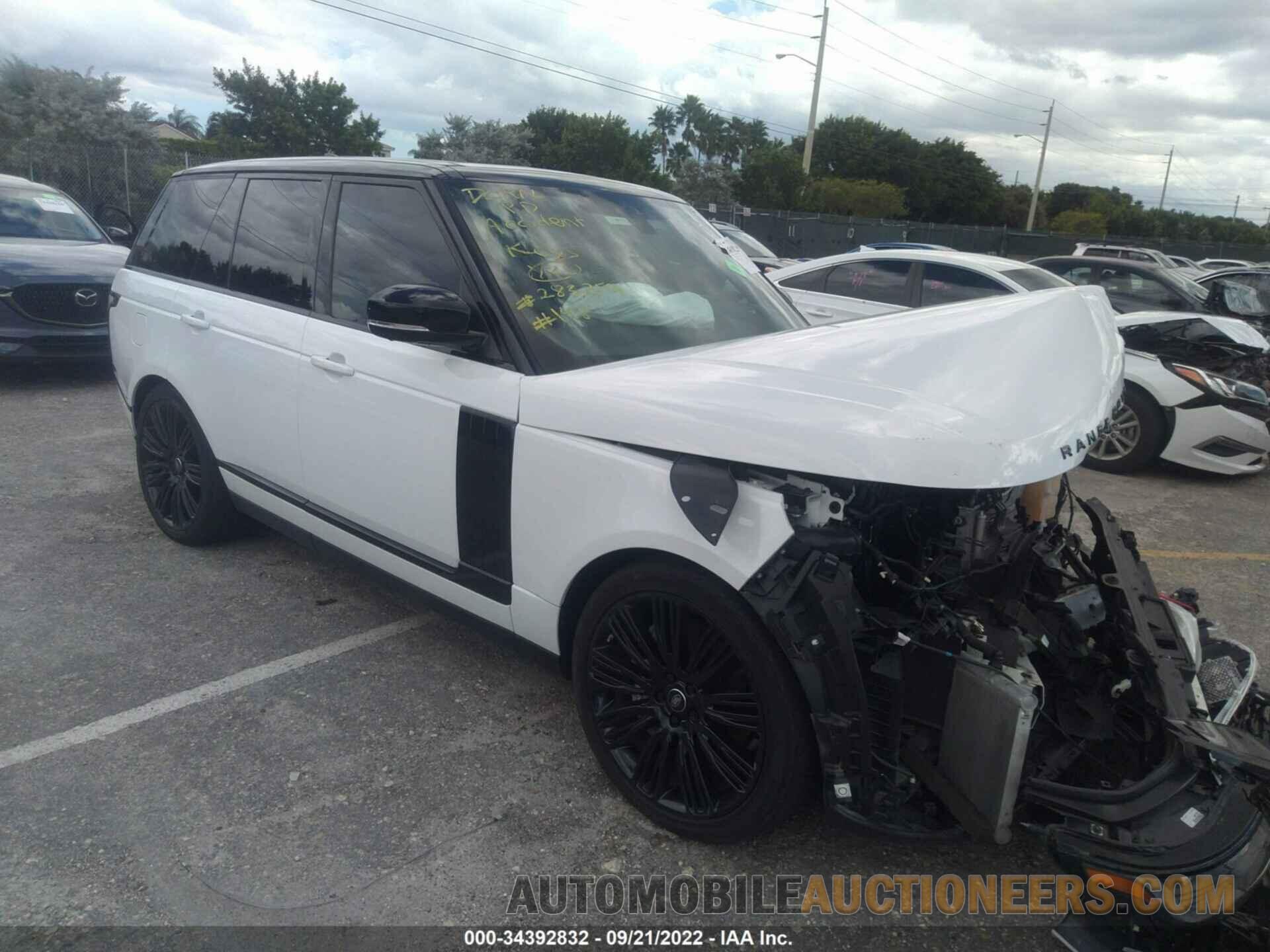 SALGS2RE3JA387280 LAND ROVER RANGE ROVER 2018