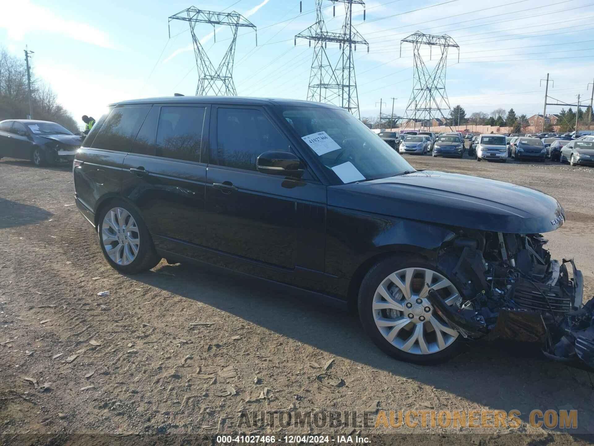 SALGS2RE6JA382557 LAND ROVER RANGE ROVER 2018