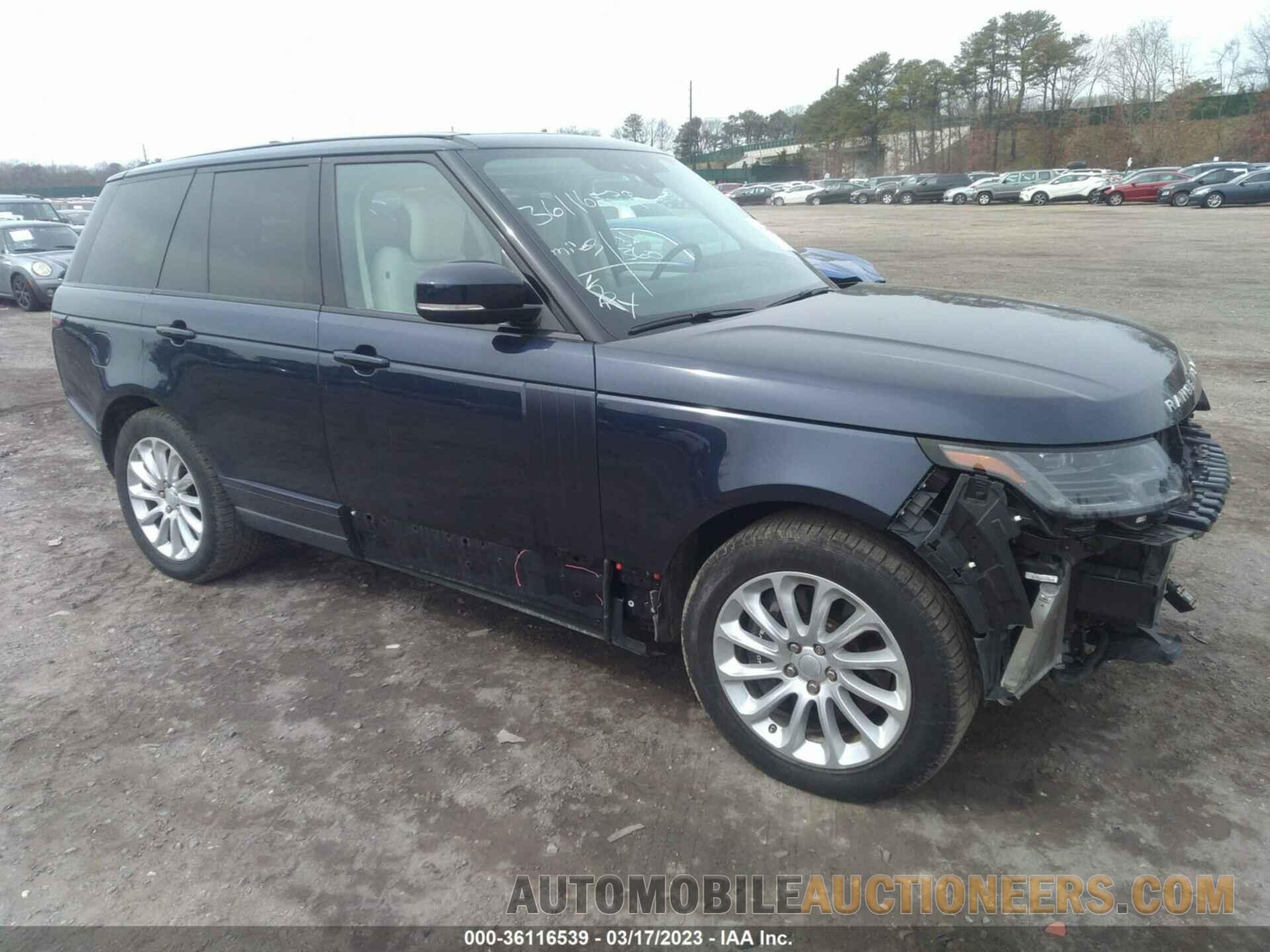 SALGS2SV2KA547130 LAND ROVER RANGE ROVER 2019