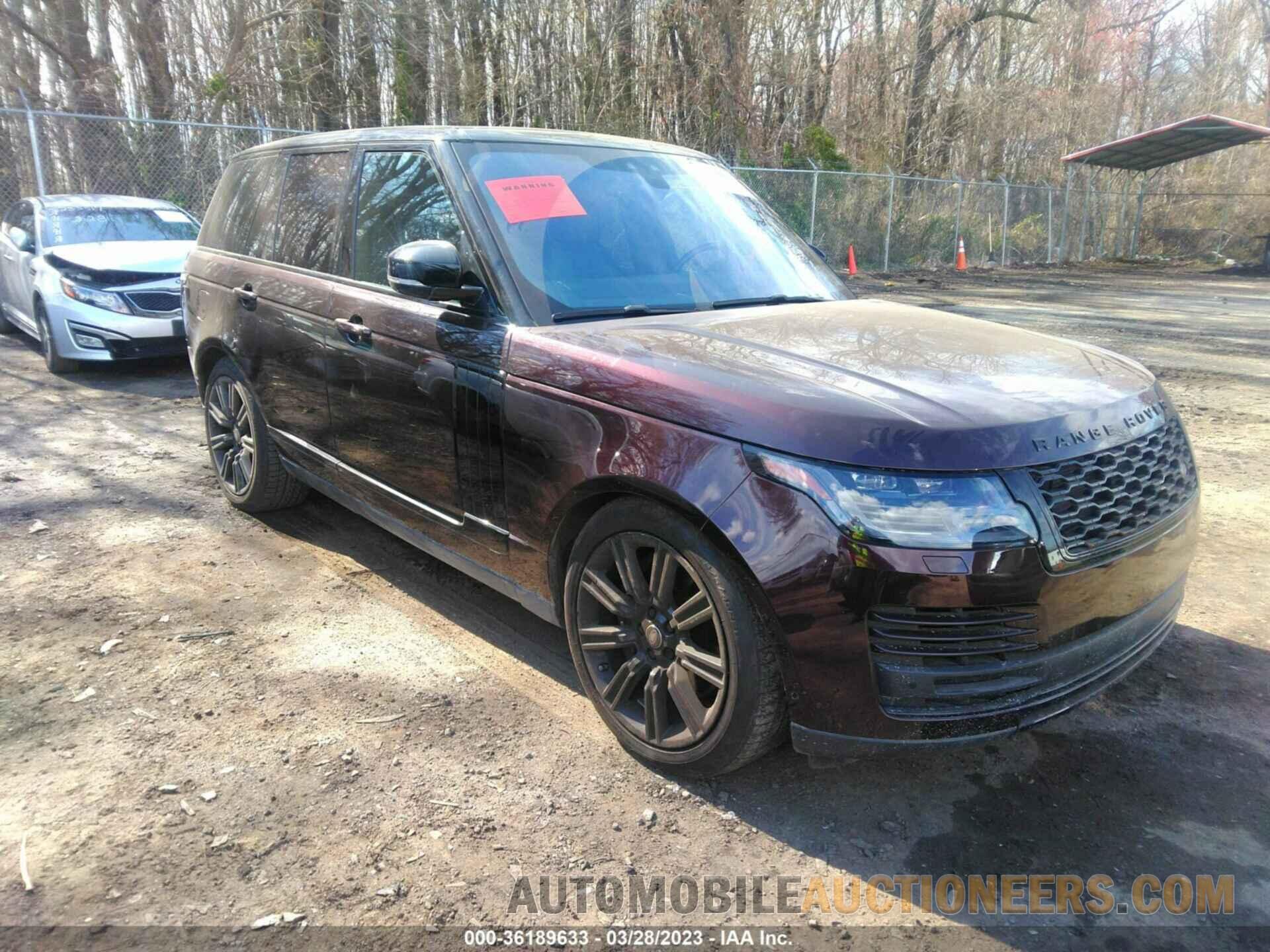 SALGS2SV3KA533530 LAND ROVER RANGE ROVER 2019