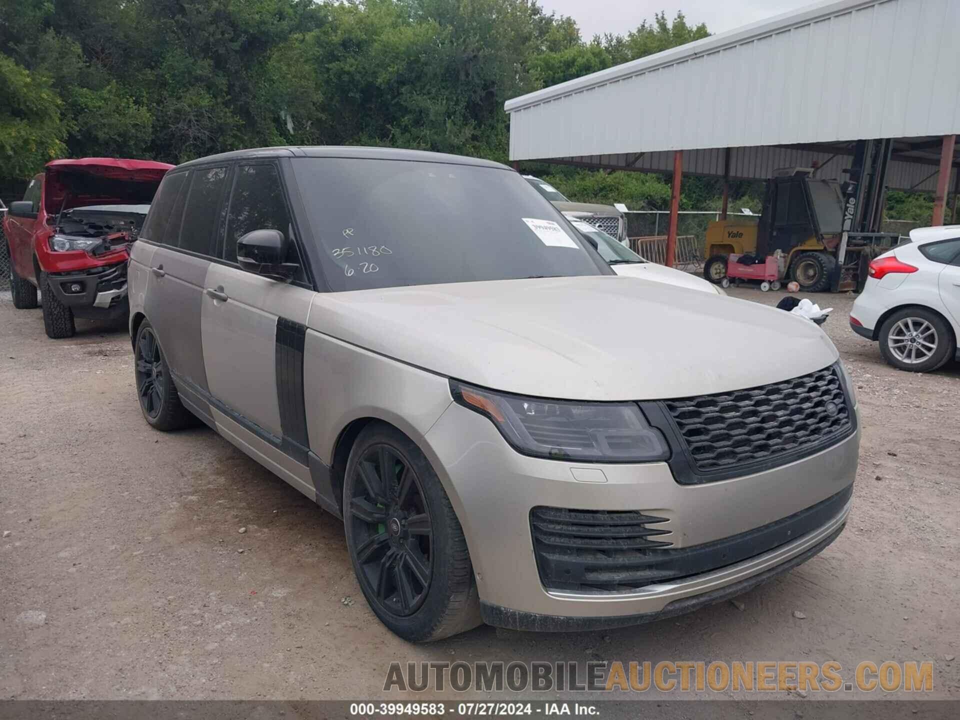 SALGS2SV4JA392028 LAND ROVER RANGE ROVER 2018