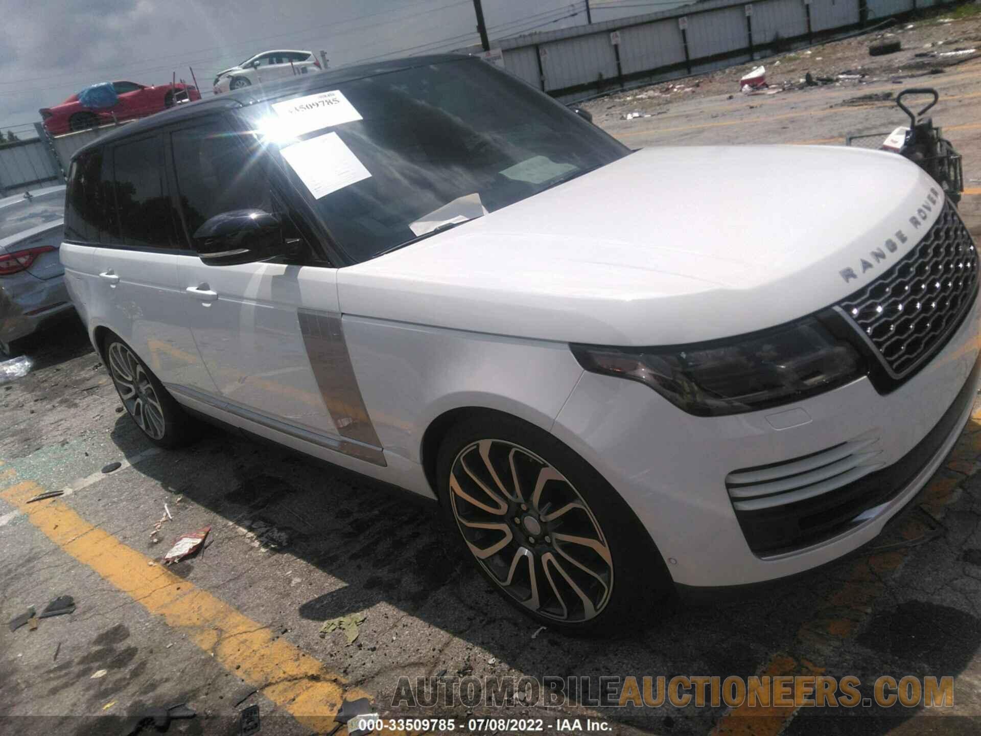 SALGS2SV5KA567422 LAND ROVER RANGE ROVER 2019