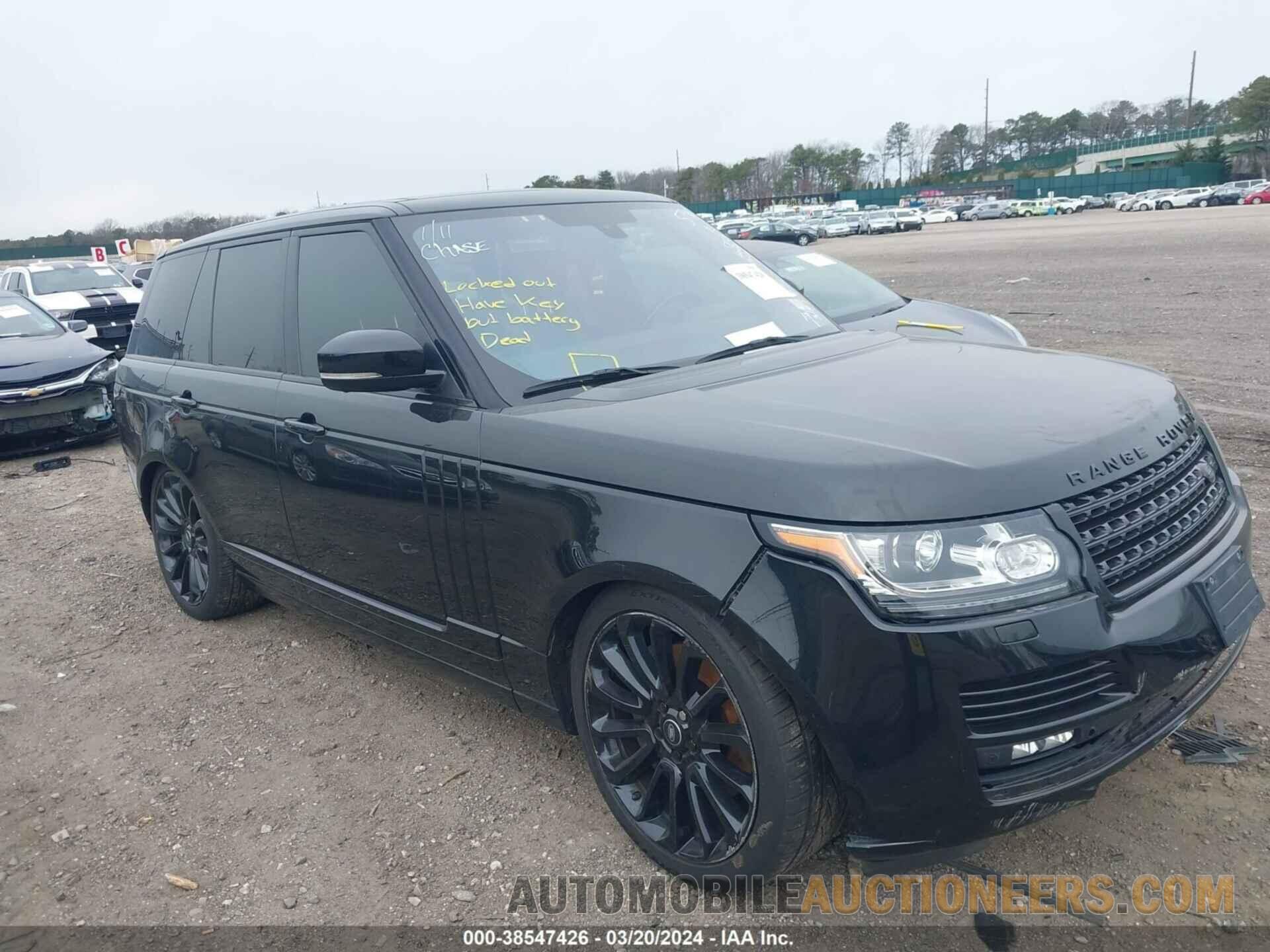 SALGS2TF0FA225194 LAND ROVER RANGE ROVER 2015