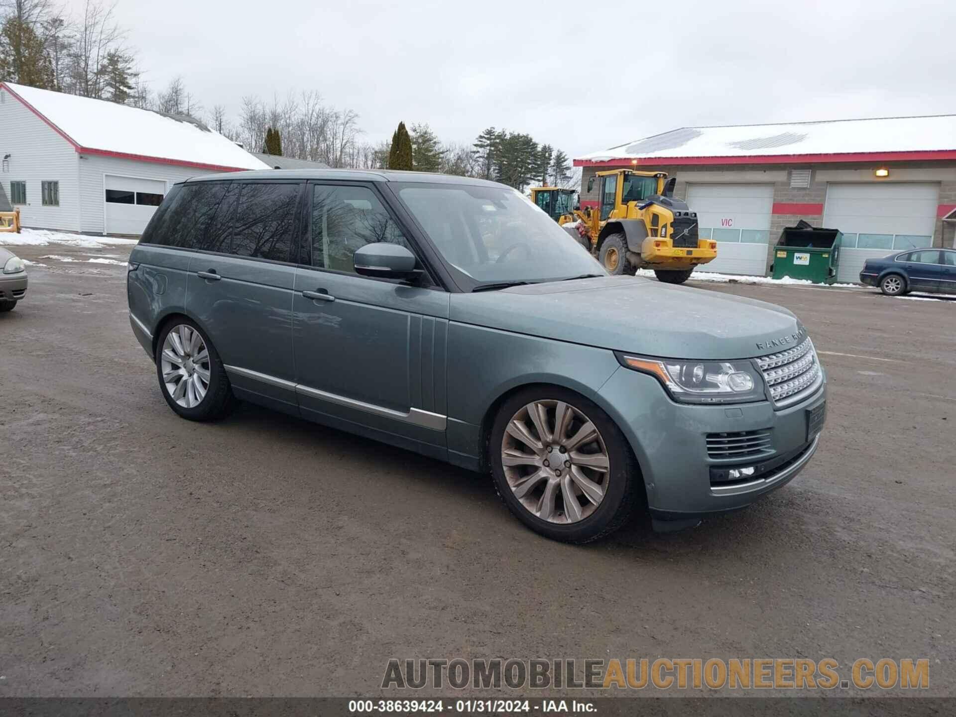 SALGS2TF0FA237295 LAND ROVER RANGE ROVER 2015