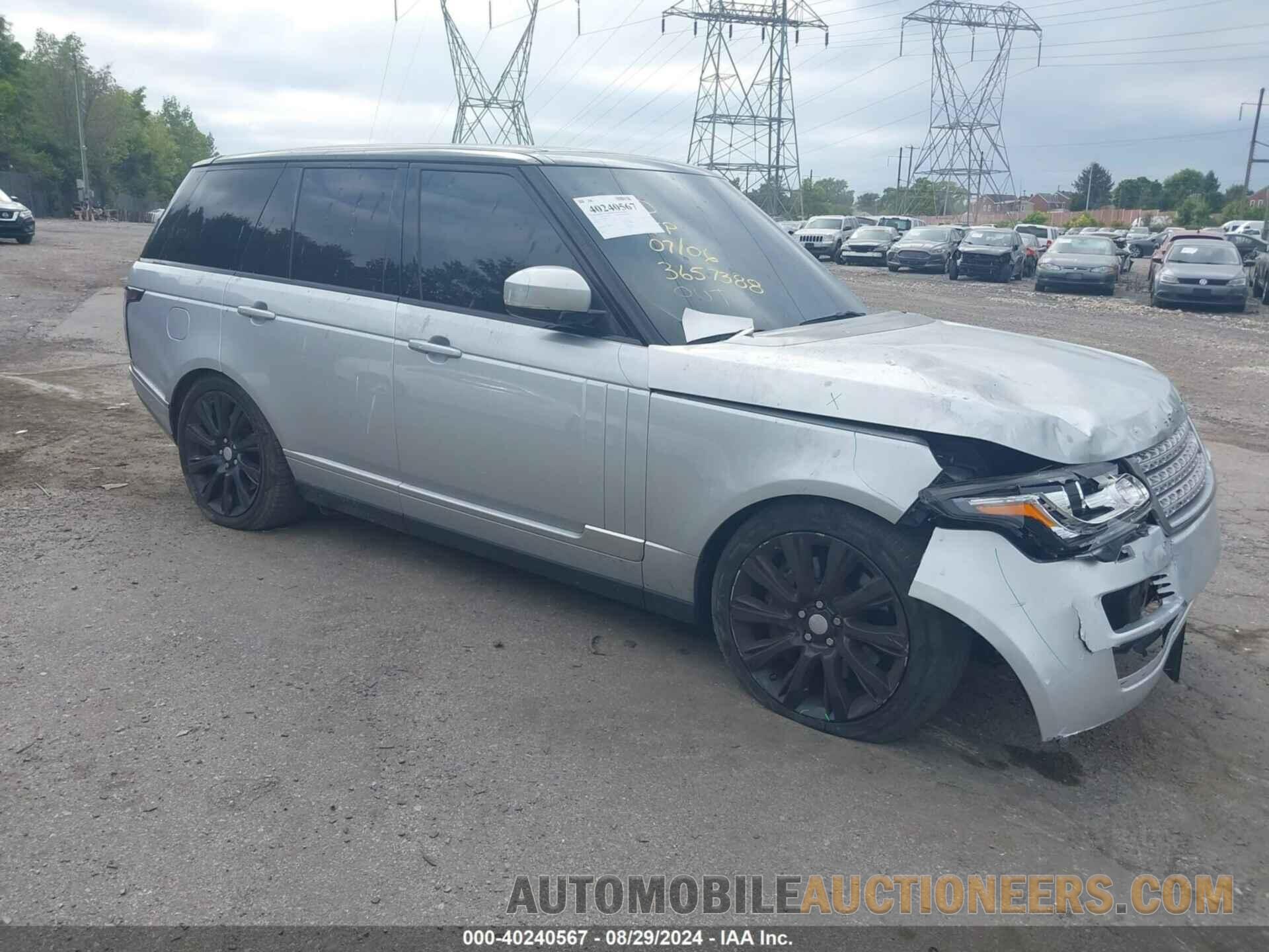 SALGS2TF0FA242397 LAND ROVER RANGE ROVER 2015