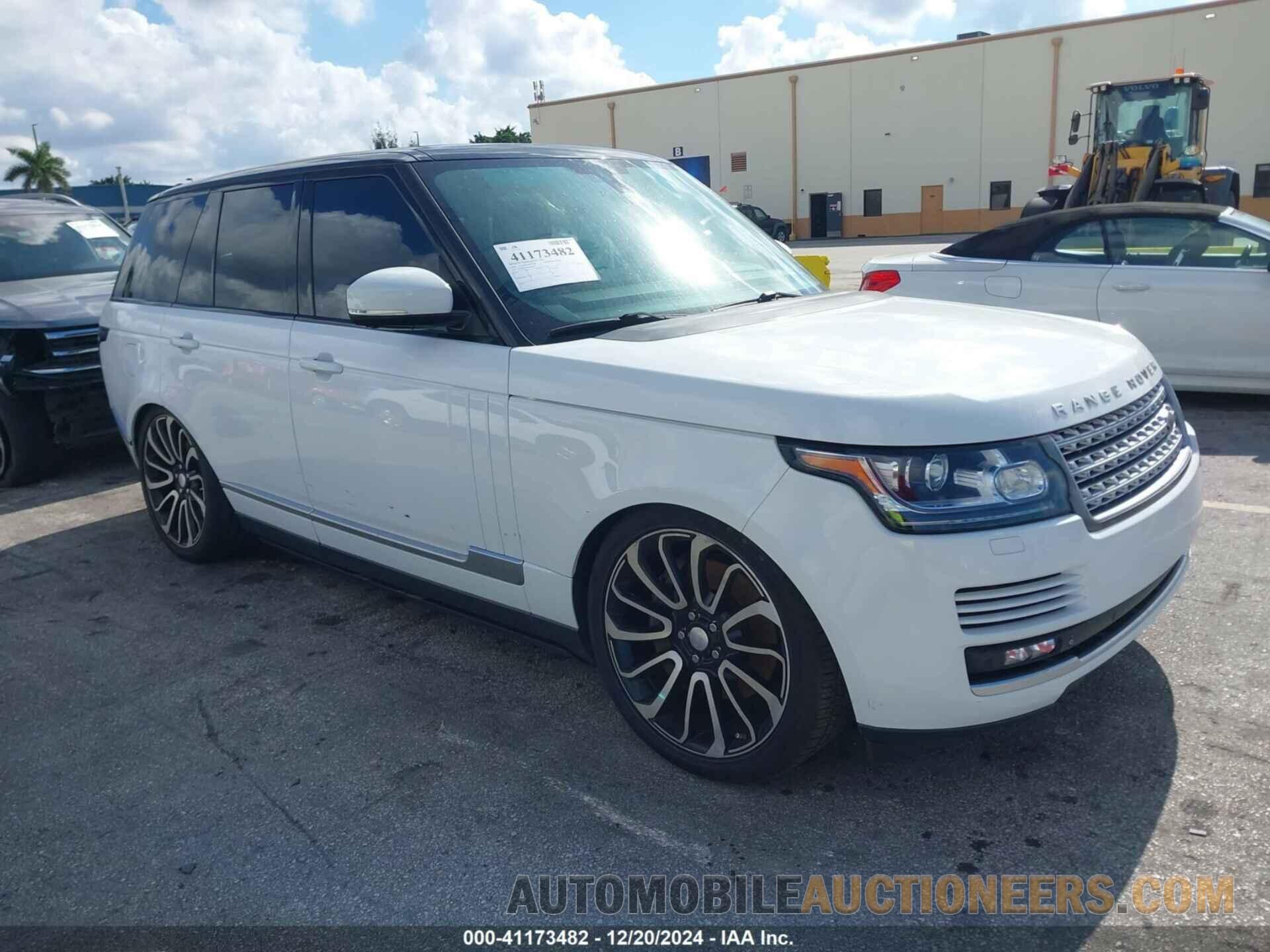 SALGS2TF3EA185563 LAND ROVER RANGE ROVER 2014