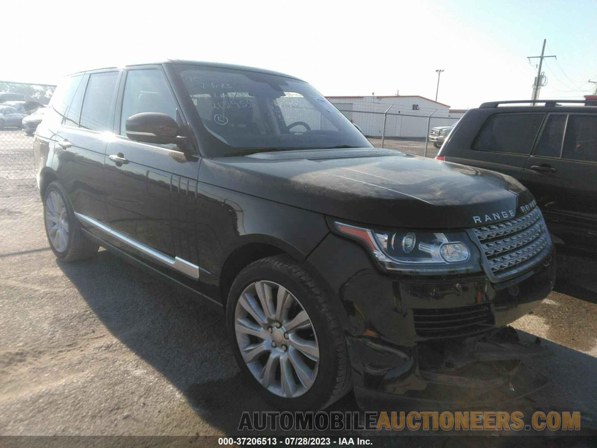 SALGS2TF3FA212956 LAND ROVER RANGE ROVER 2015