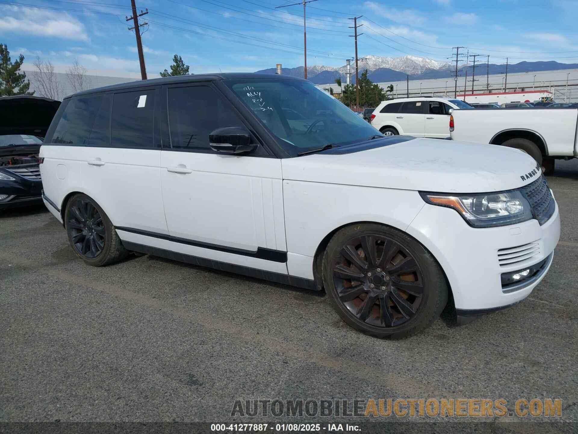 SALGS2TF3FA226405 LAND ROVER RANGE ROVER 2015