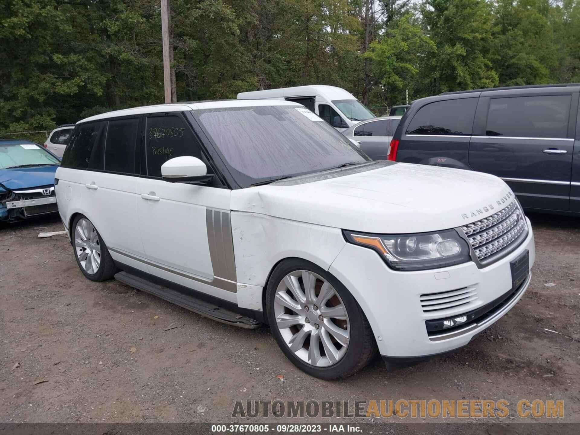 SALGS2TF8FA214864 LAND ROVER RANGE ROVER 2015