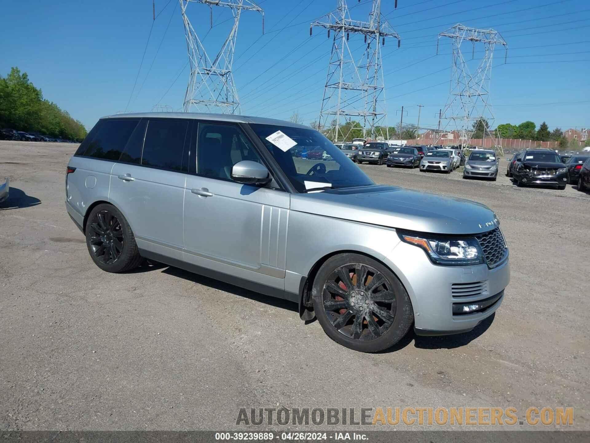 SALGS2TF8FA225637 LAND ROVER RANGE ROVER 2015