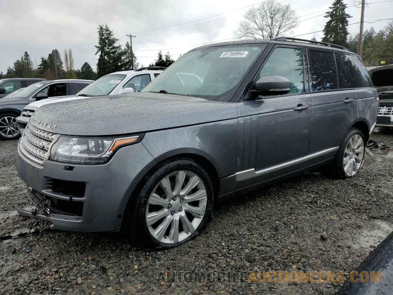 SALGS2TFXFA231889 LAND ROVER RANGEROVER 2015