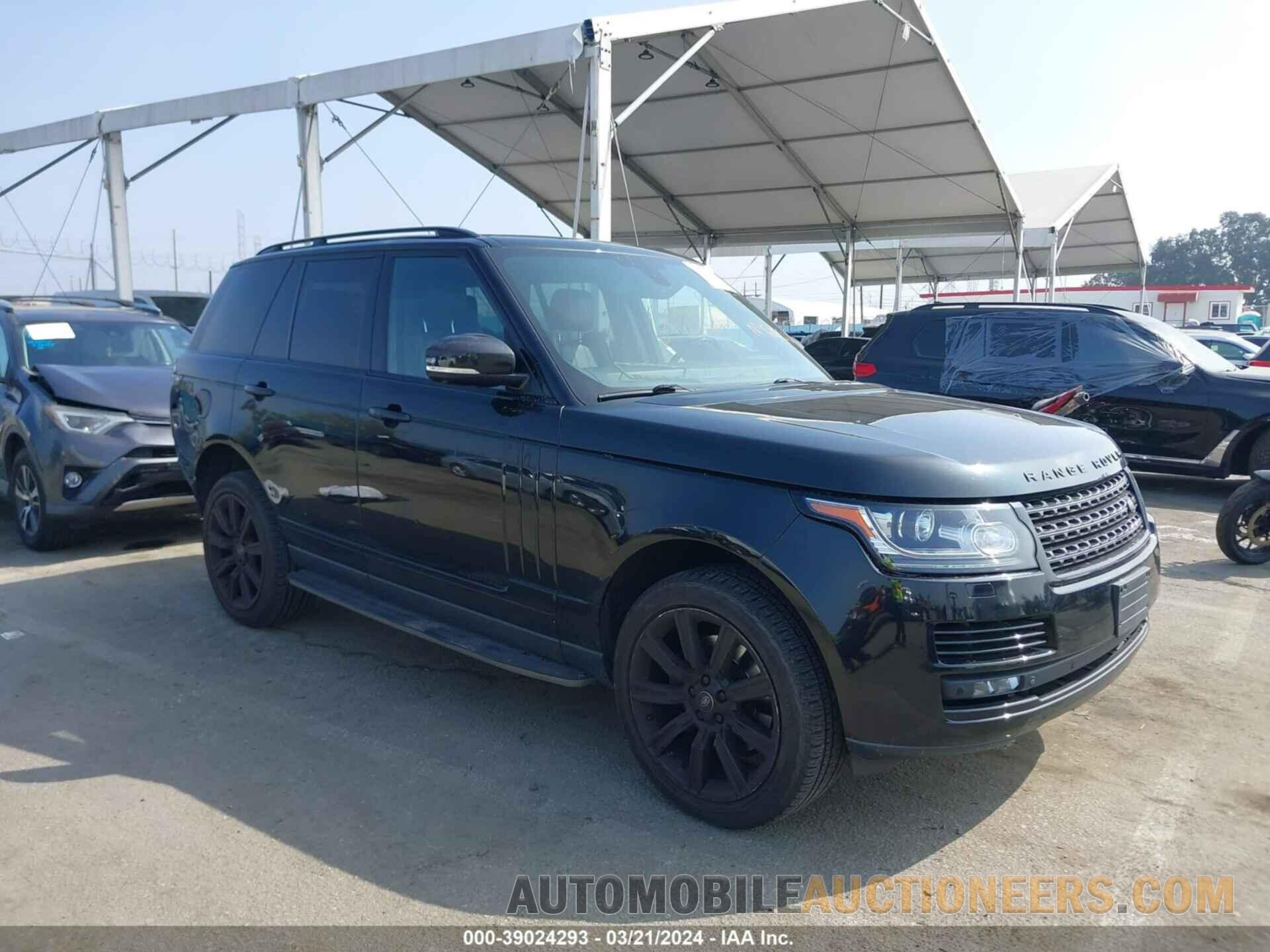 SALGS2VF0FA205010 LAND ROVER RANGE ROVER 2015