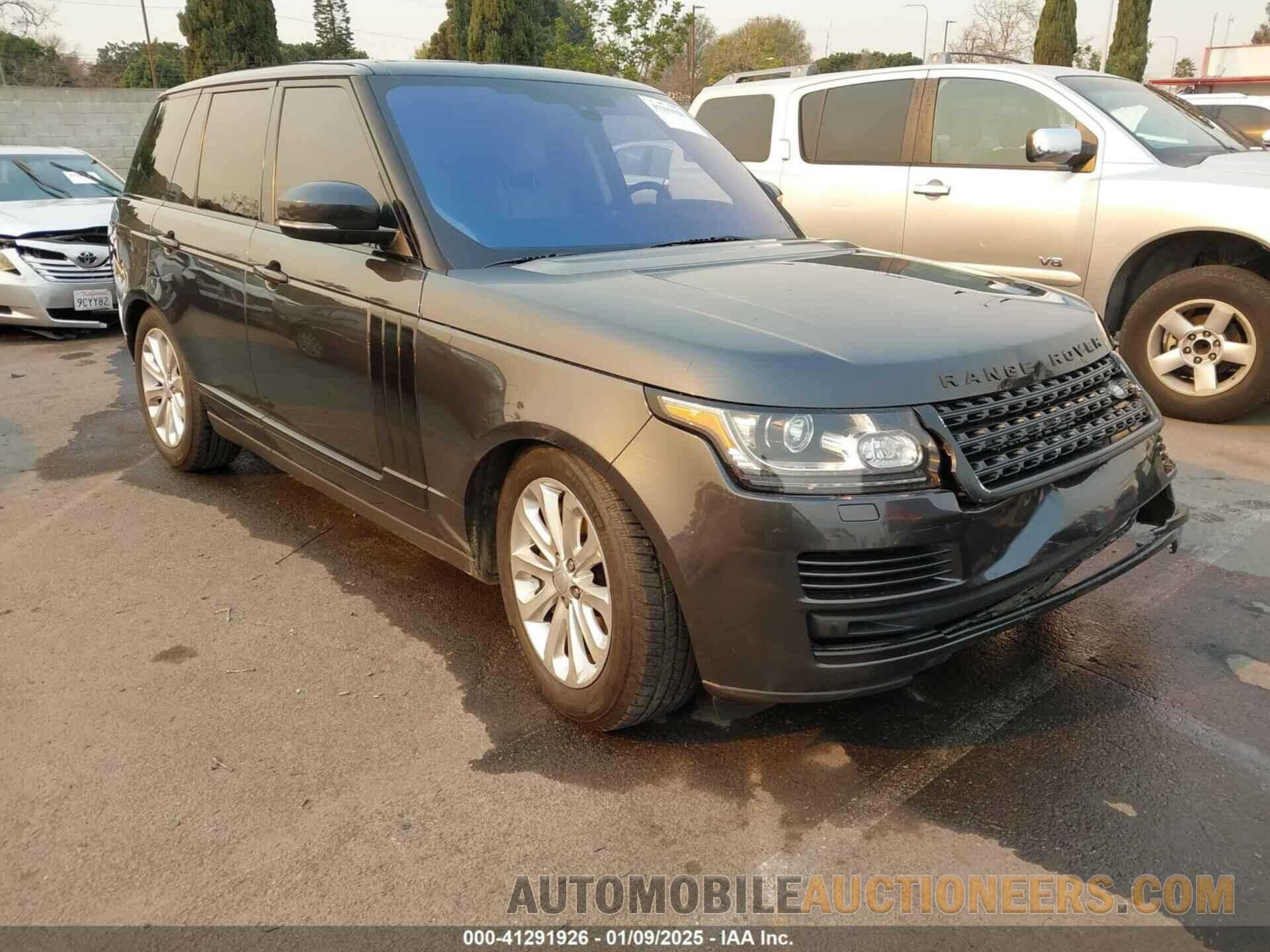 SALGS2VF0GA276595 LAND ROVER RANGE ROVER 2016