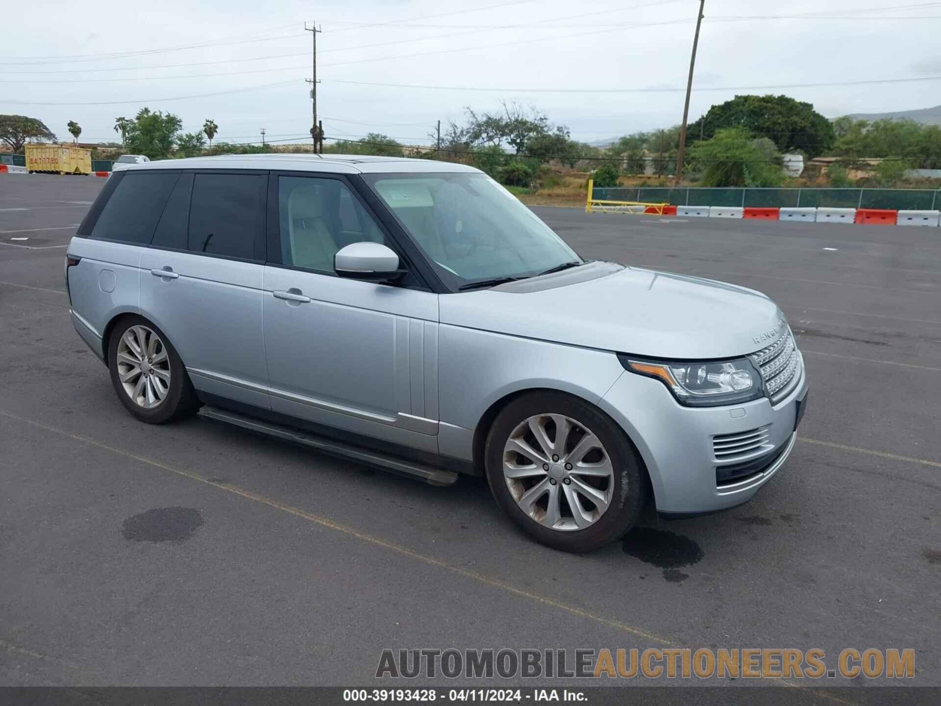 SALGS2VF1FA218218 LAND ROVER RANGE ROVER 2015