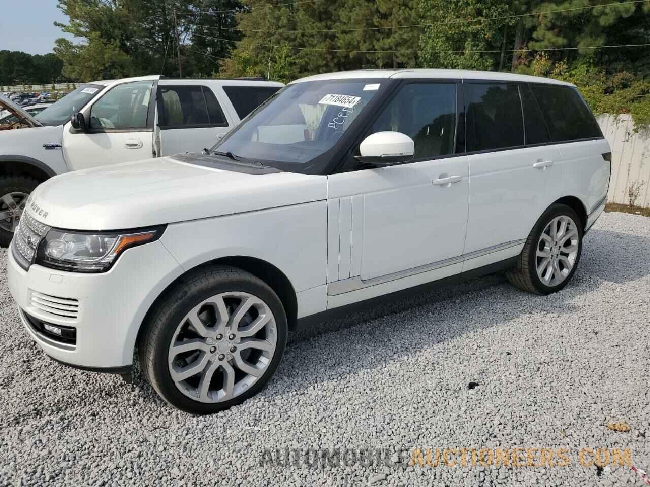 SALGS2VF2GA258289 LAND ROVER RANGEROVER 2016