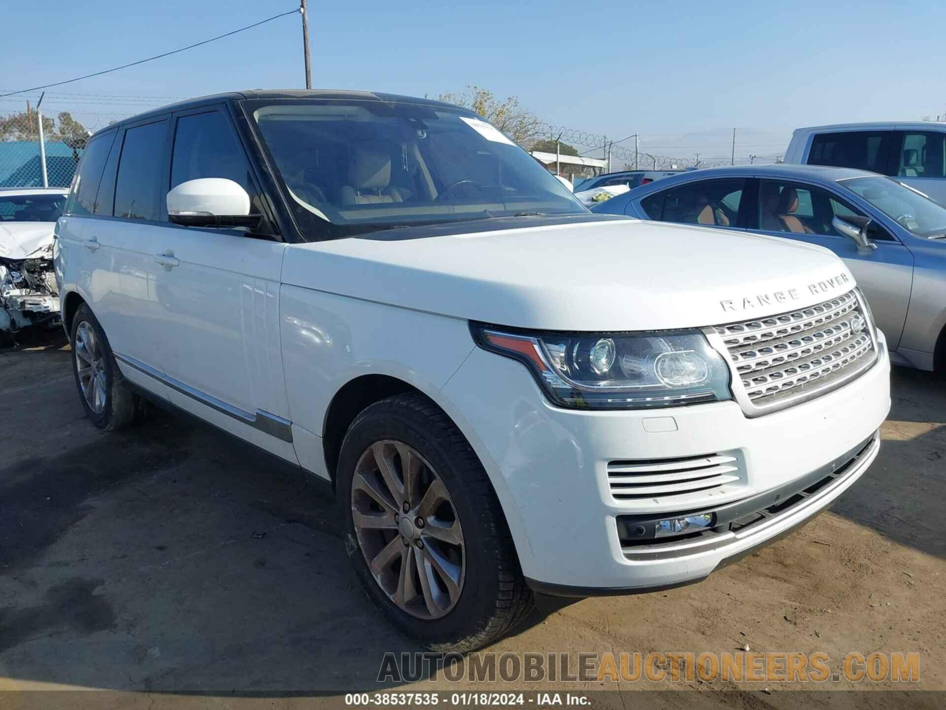 SALGS2VF2GA259703 LAND ROVER RANGE ROVER 2016