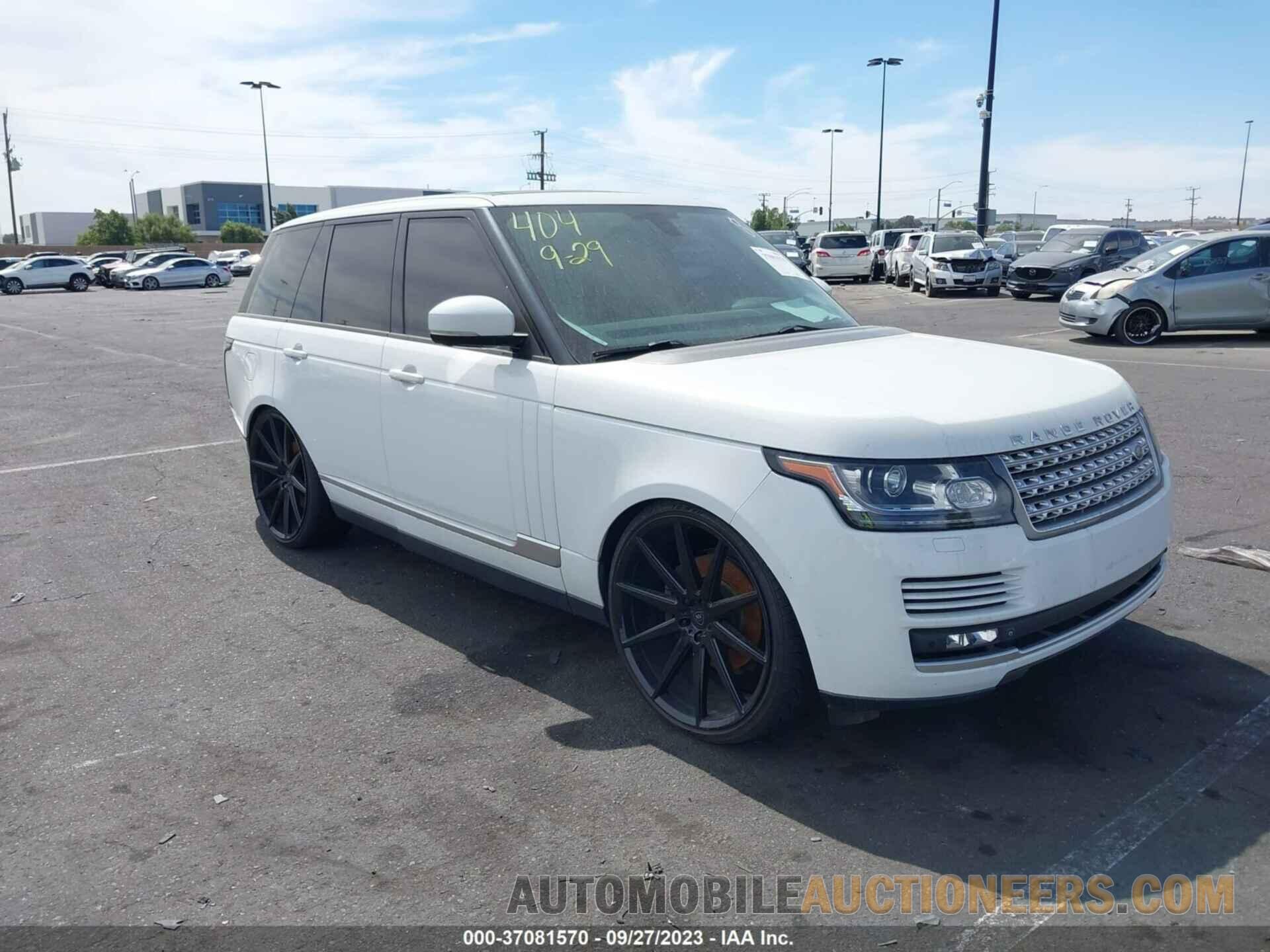 SALGS2VF4FA228743 LAND ROVER RANGE ROVER 2015