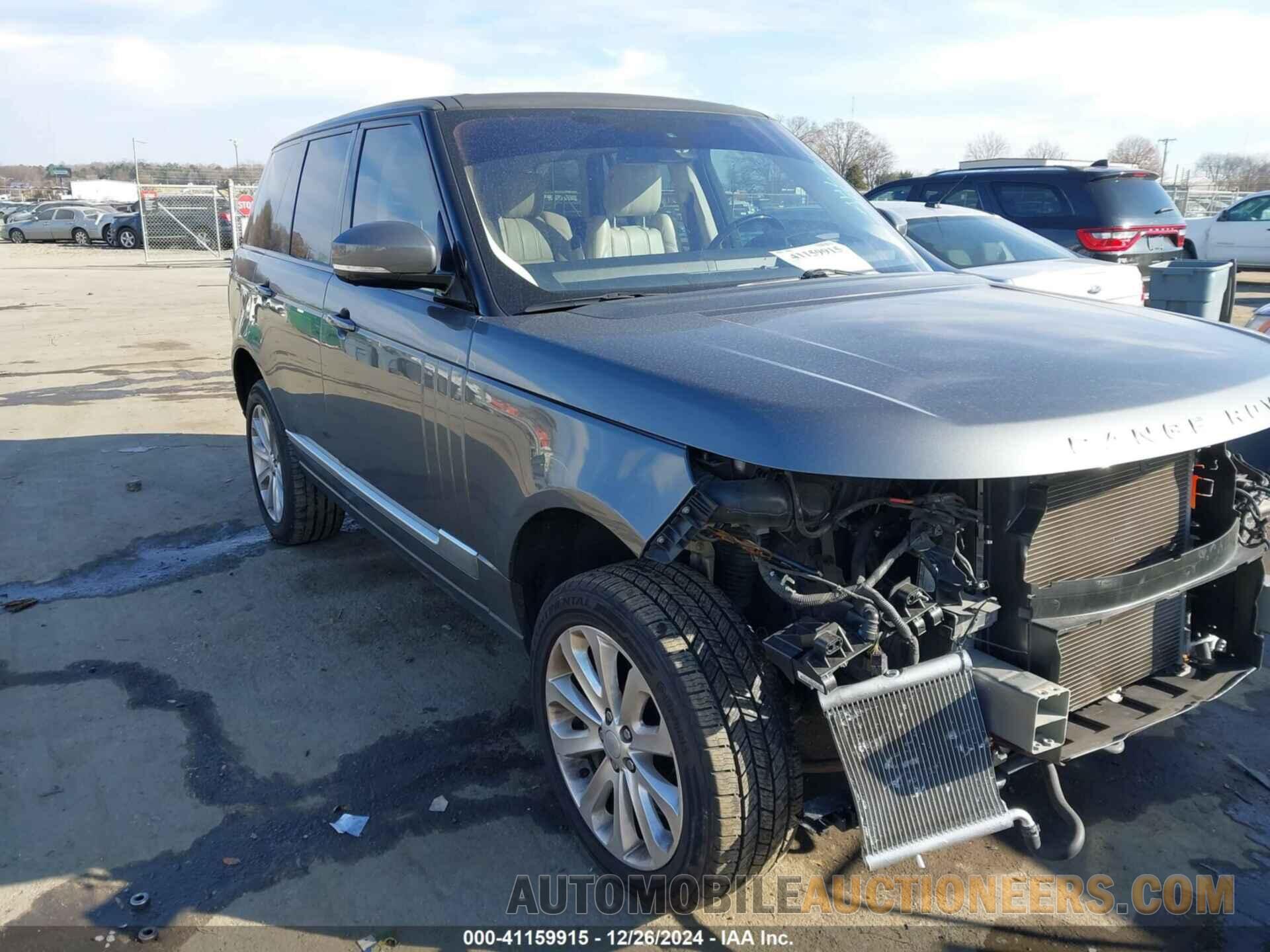 SALGS2VF4GA258388 LAND ROVER RANGE ROVER 2016