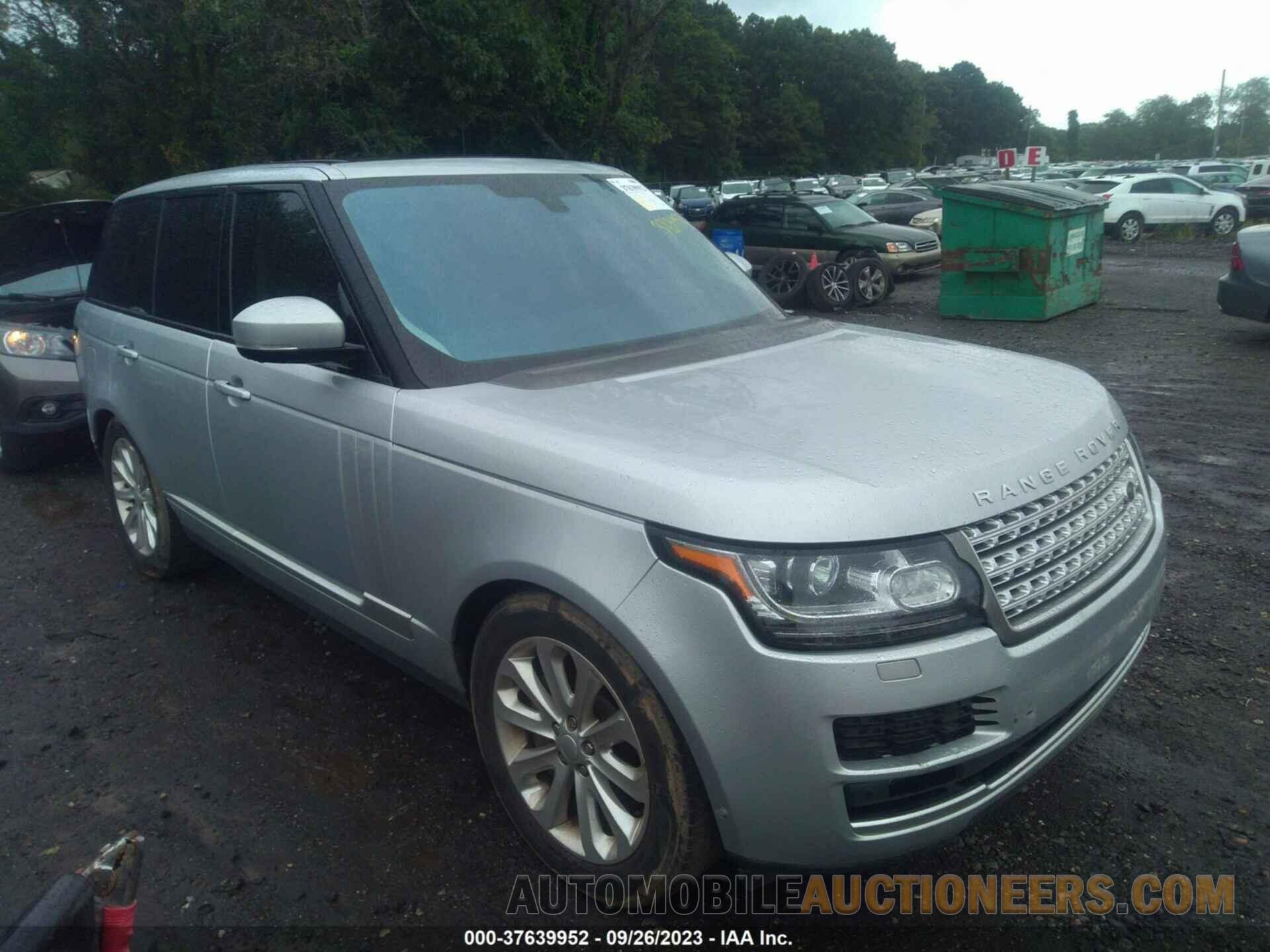 SALGS2VF5GA256648 LAND ROVER RANGE ROVER 2016