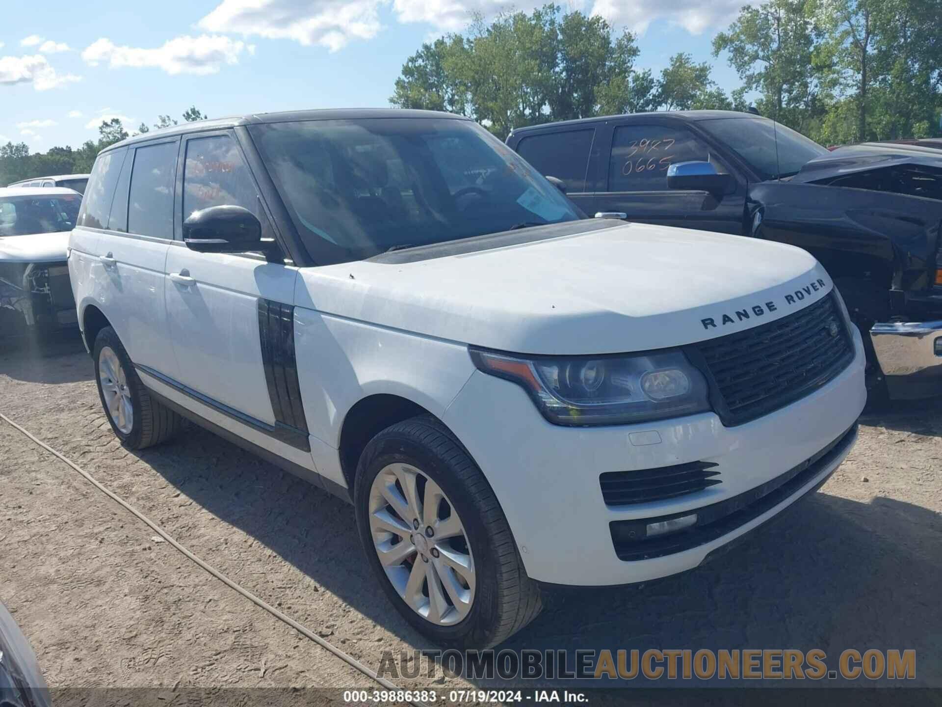 SALGS2VF5GA257802 LAND ROVER RANGE ROVER 2016