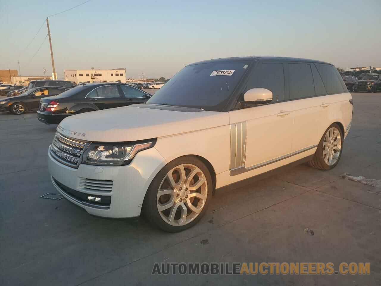 SALGS2VF6GA256528 LAND ROVER RANGEROVER 2016