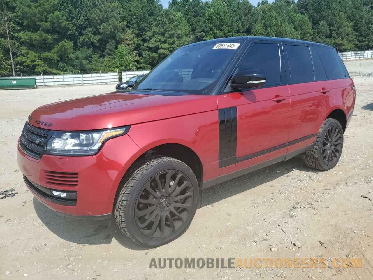 SALGS2VF6GA262670 LAND ROVER RANGEROVER 2016