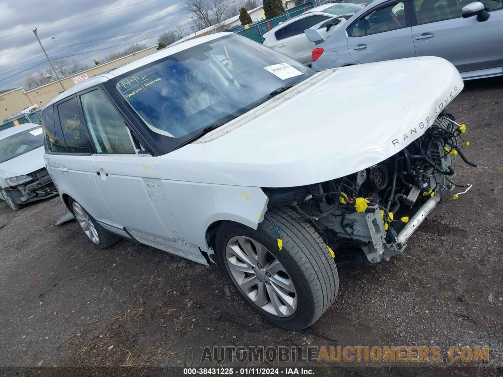 SALGS2VF6GA278139 LAND ROVER RANGE ROVER 2016