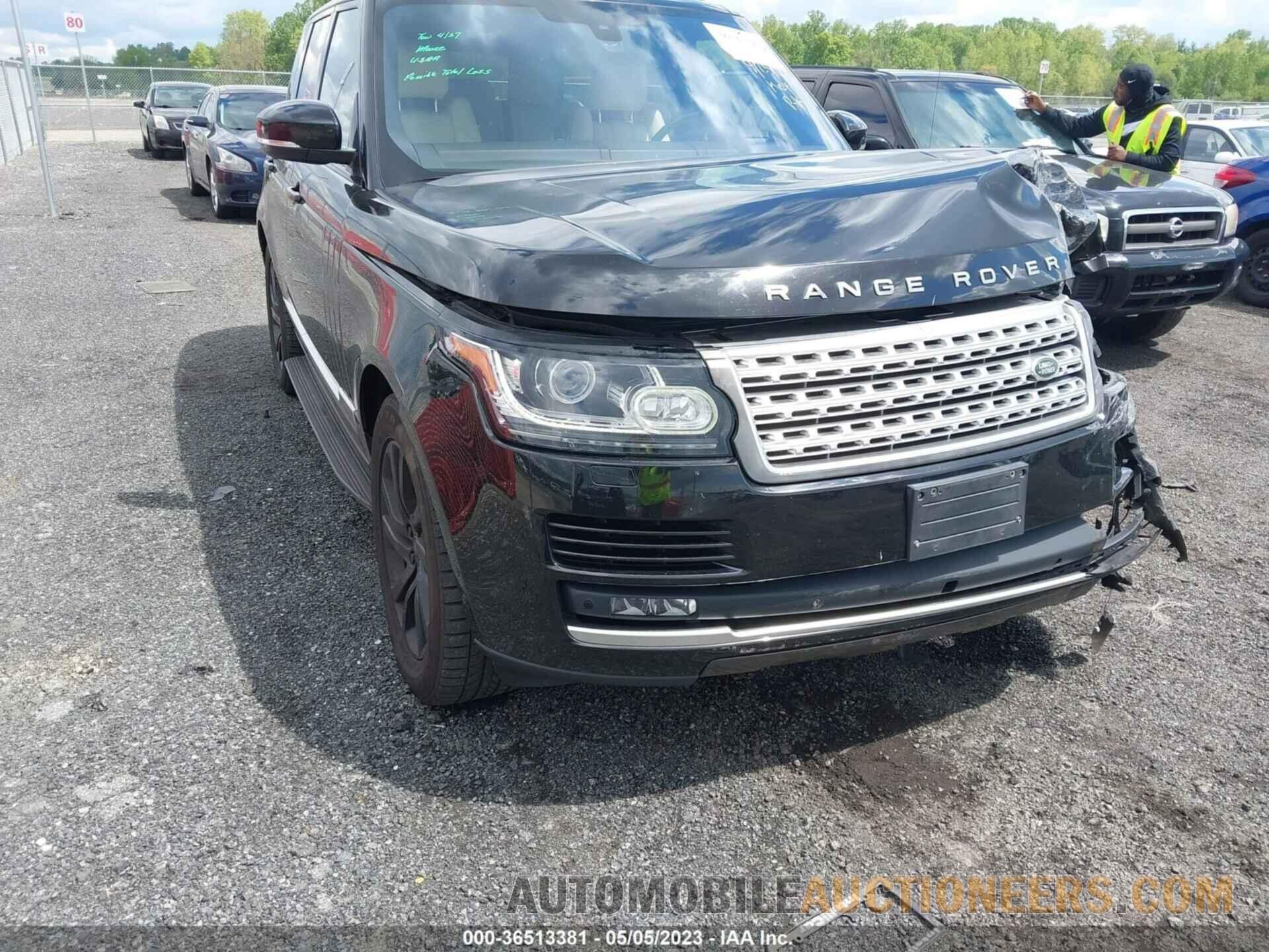 SALGS2VF7GA278781 LAND ROVER RANGE ROVER 2016