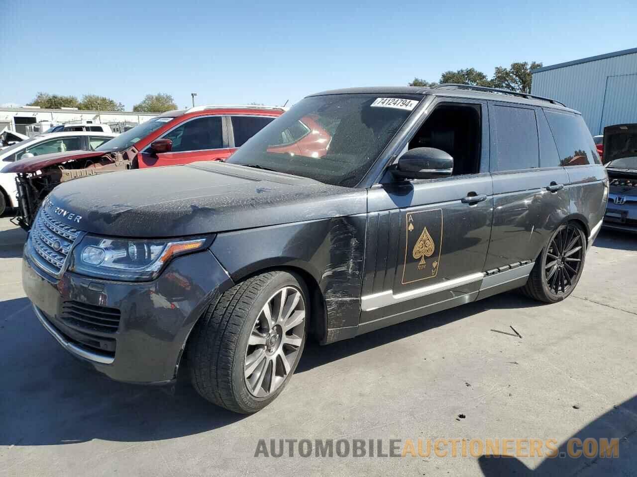 SALGS2VF8FA216417 LAND ROVER RANGEROVER 2015