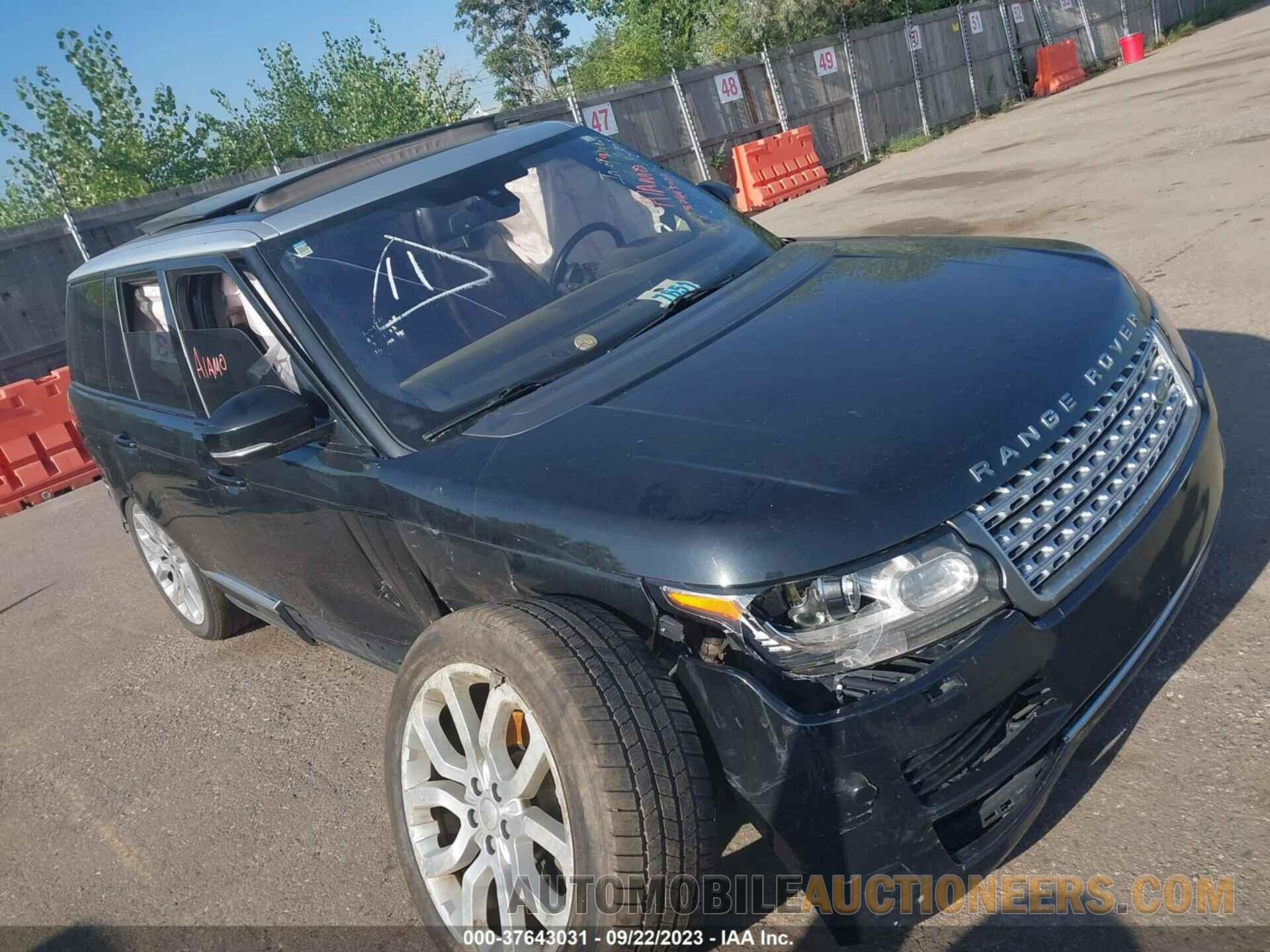 SALGS2VF9FA207838 LAND ROVER RANGE ROVER 2015