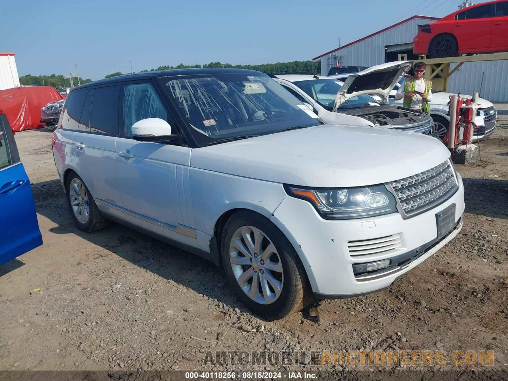 SALGS2VF9GA253588 LAND ROVER RANGE ROVER 2016