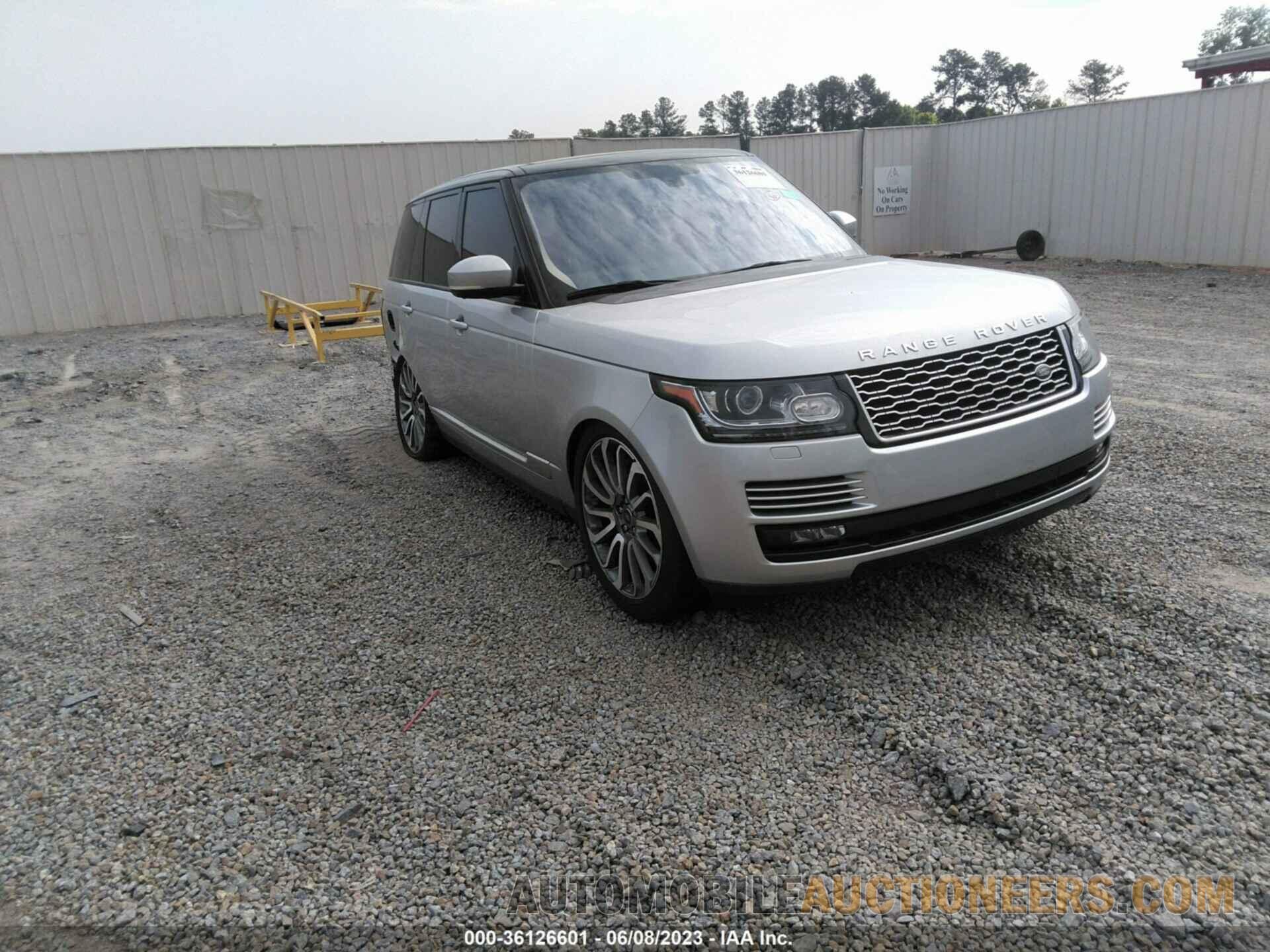 SALGS2VF9GA277275 LAND ROVER RANGE ROVER 2016