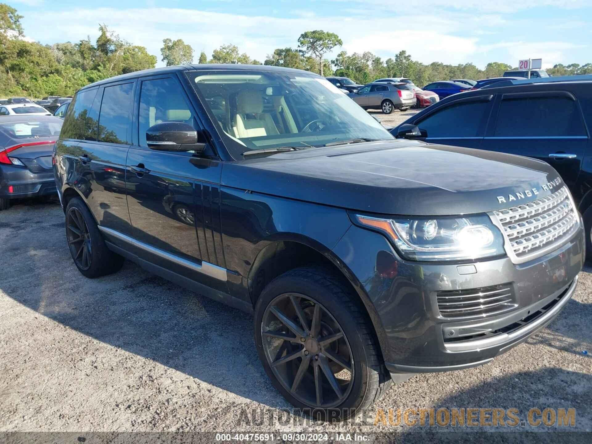 SALGS2VFXFA208822 LAND ROVER RANGE ROVER 2015