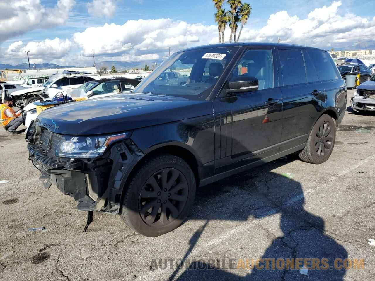 SALGS2VFXGA247542 LAND ROVER RANGEROVER 2016