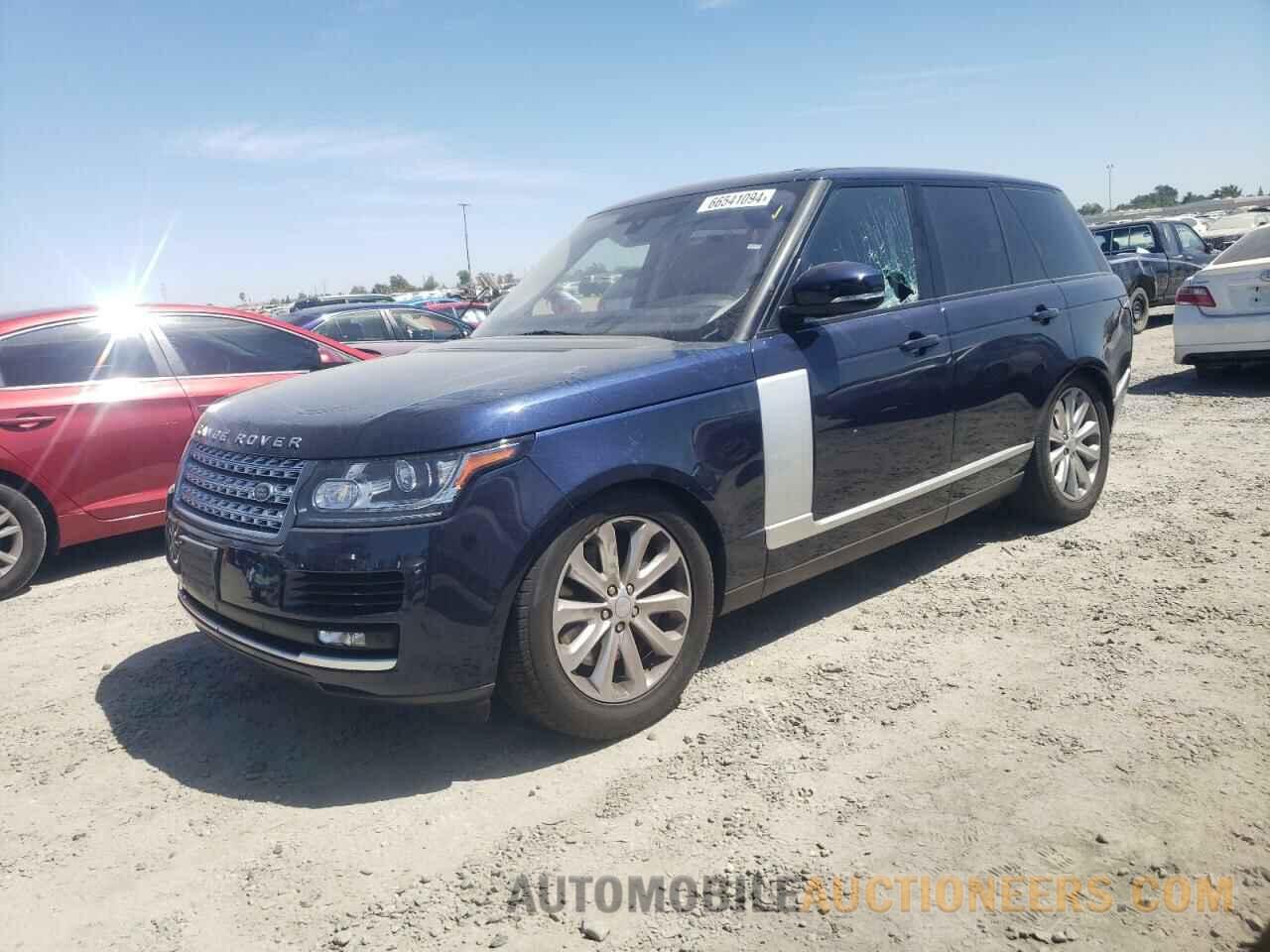 SALGS2VFXGA254474 LAND ROVER RANGEROVER 2016