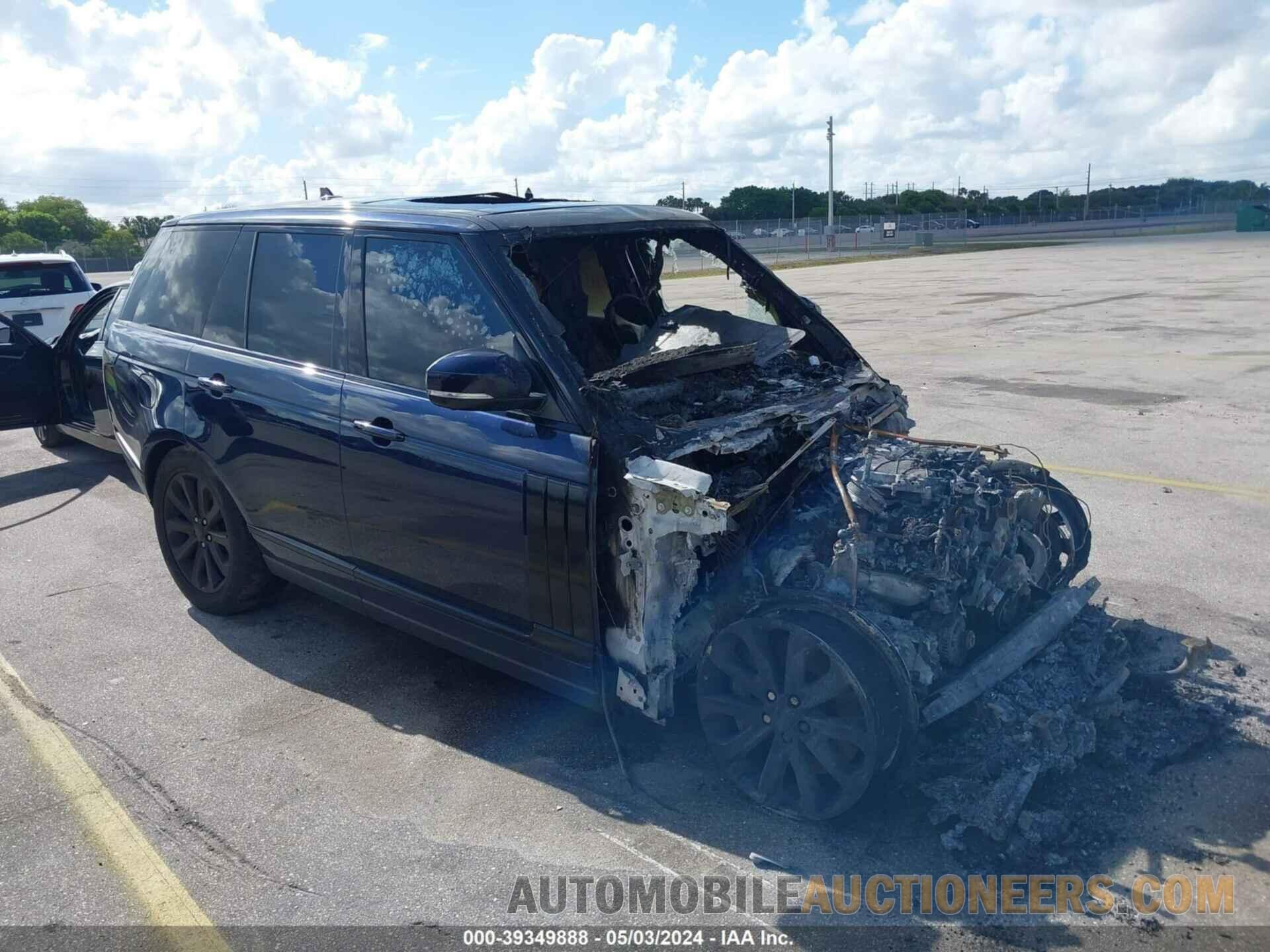 SALGS2VFXGA258900 LAND ROVER RANGE ROVER 2016