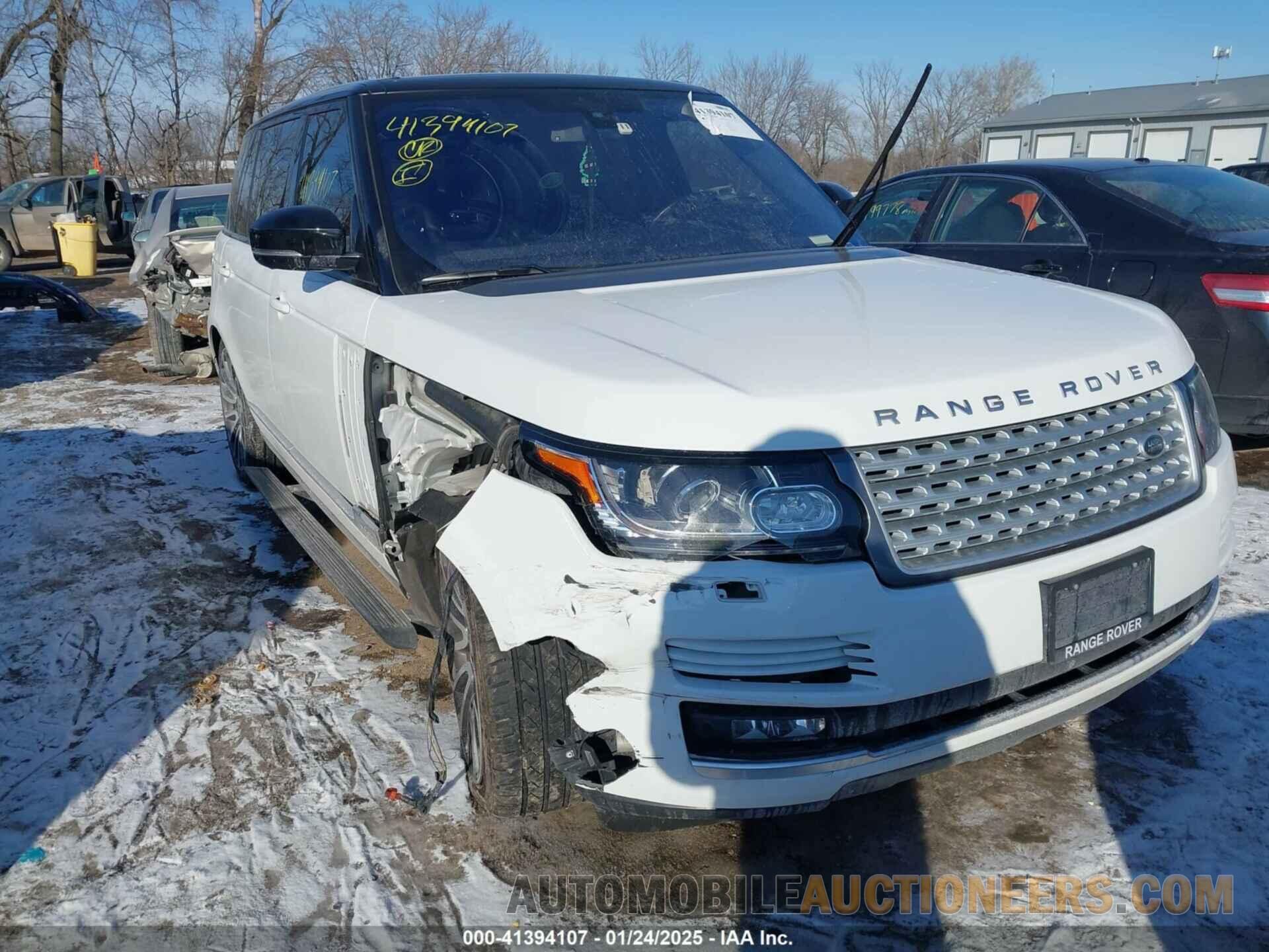 SALGS3EF0GA280040 LAND ROVER RANGE ROVER 2016