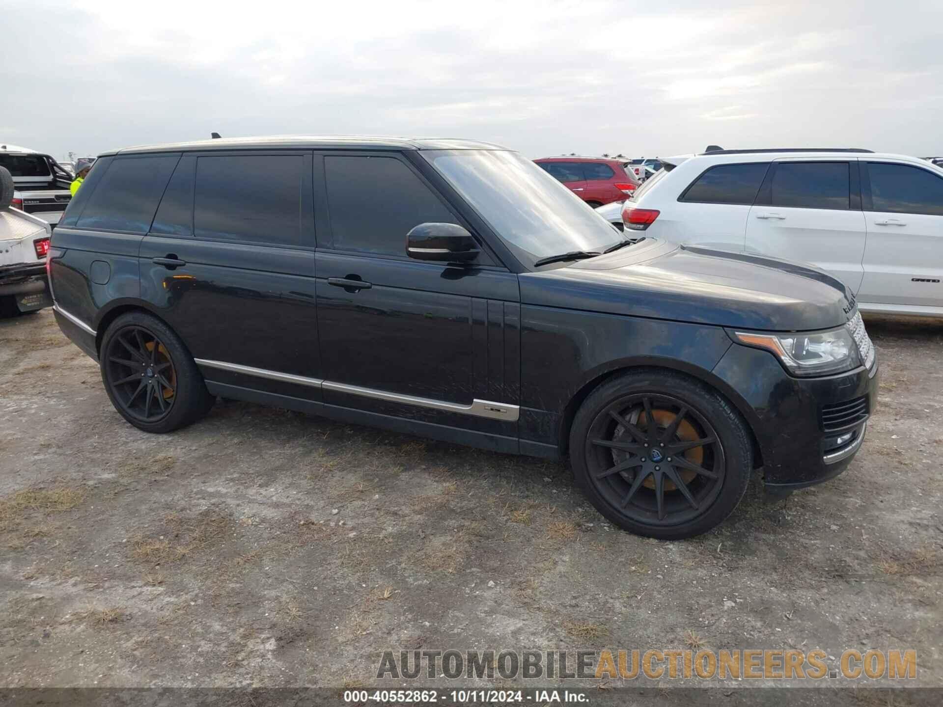 SALGS3EF0GA284282 LAND ROVER RANGE ROVER 2016