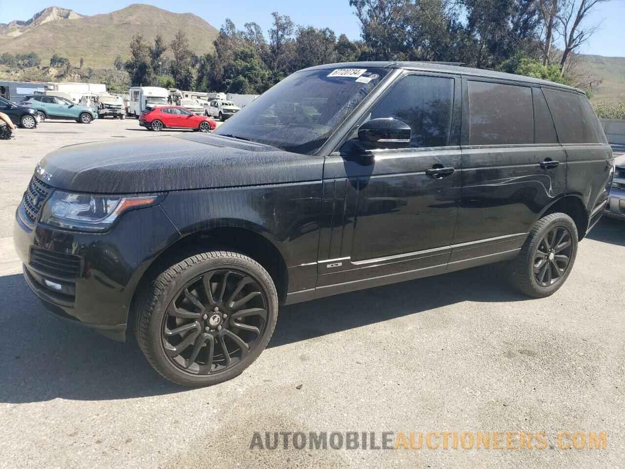 SALGS3EF2GA293968 LAND ROVER RANGEROVER 2016