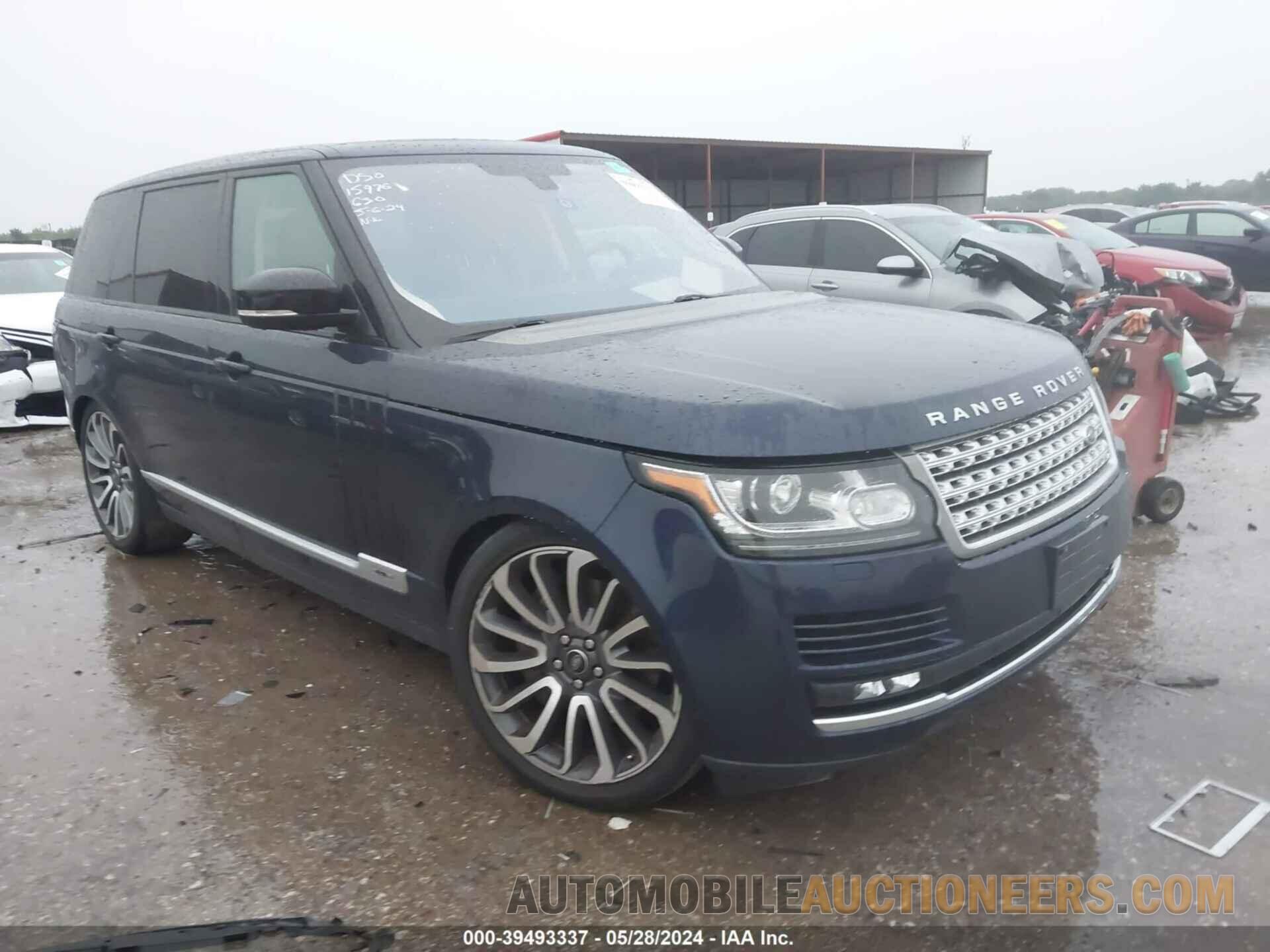 SALGS3EF5GA295813 LAND ROVER RANGE ROVER 2016