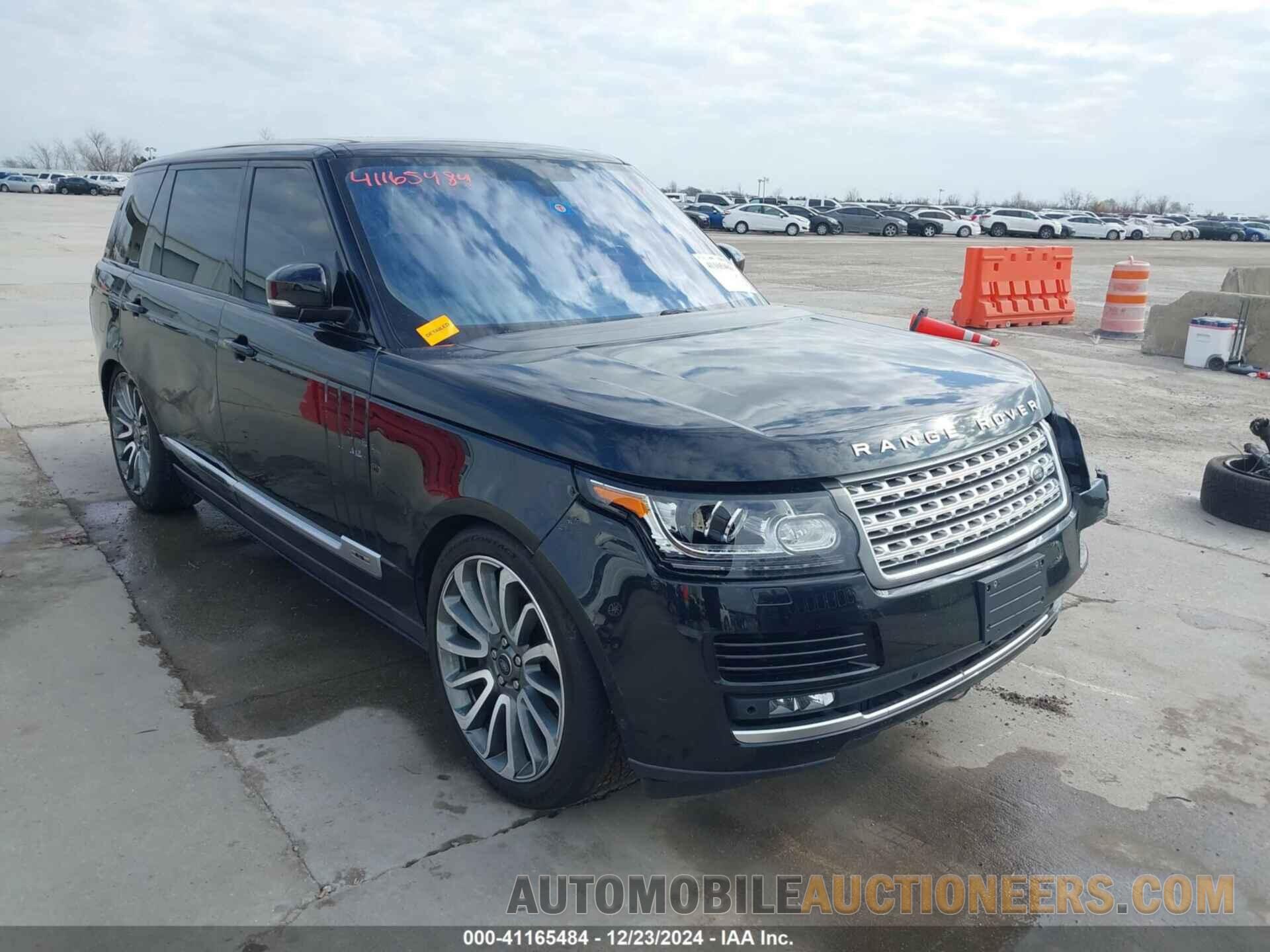 SALGS3EF6GA290717 LAND ROVER RANGE ROVER 2016