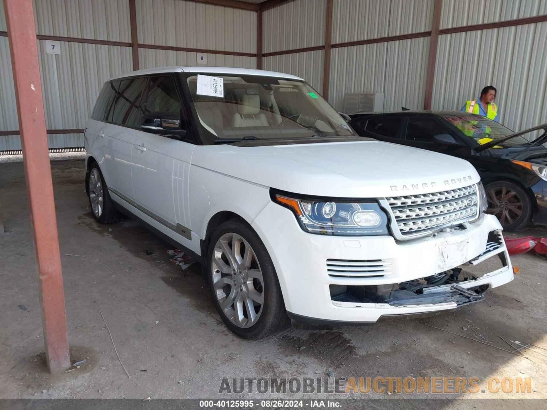 SALGS3EF7GA290628 LAND ROVER RANGE ROVER 2016