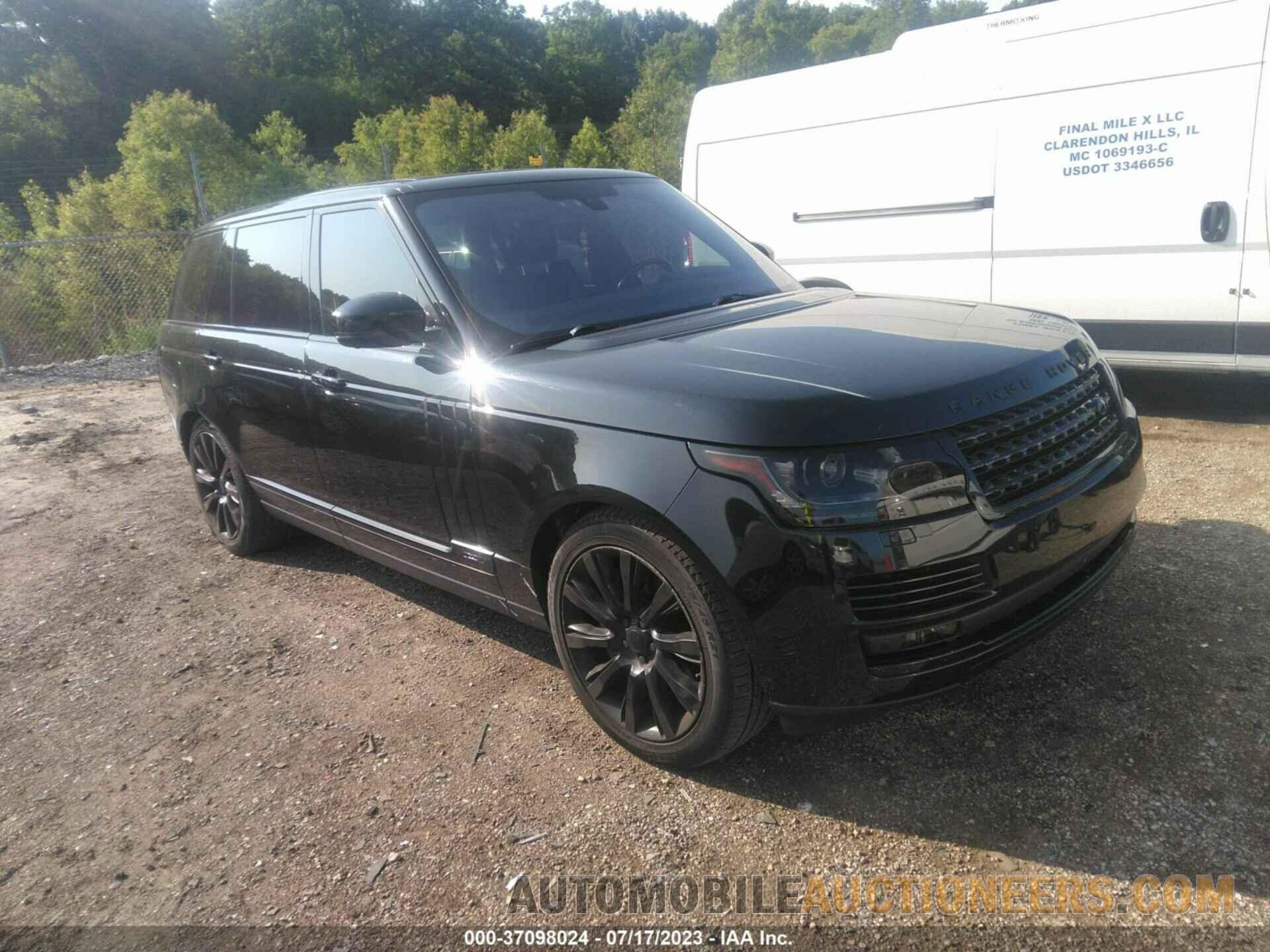 SALGS3EF8GA297345 LAND ROVER RANGE ROVER 2016