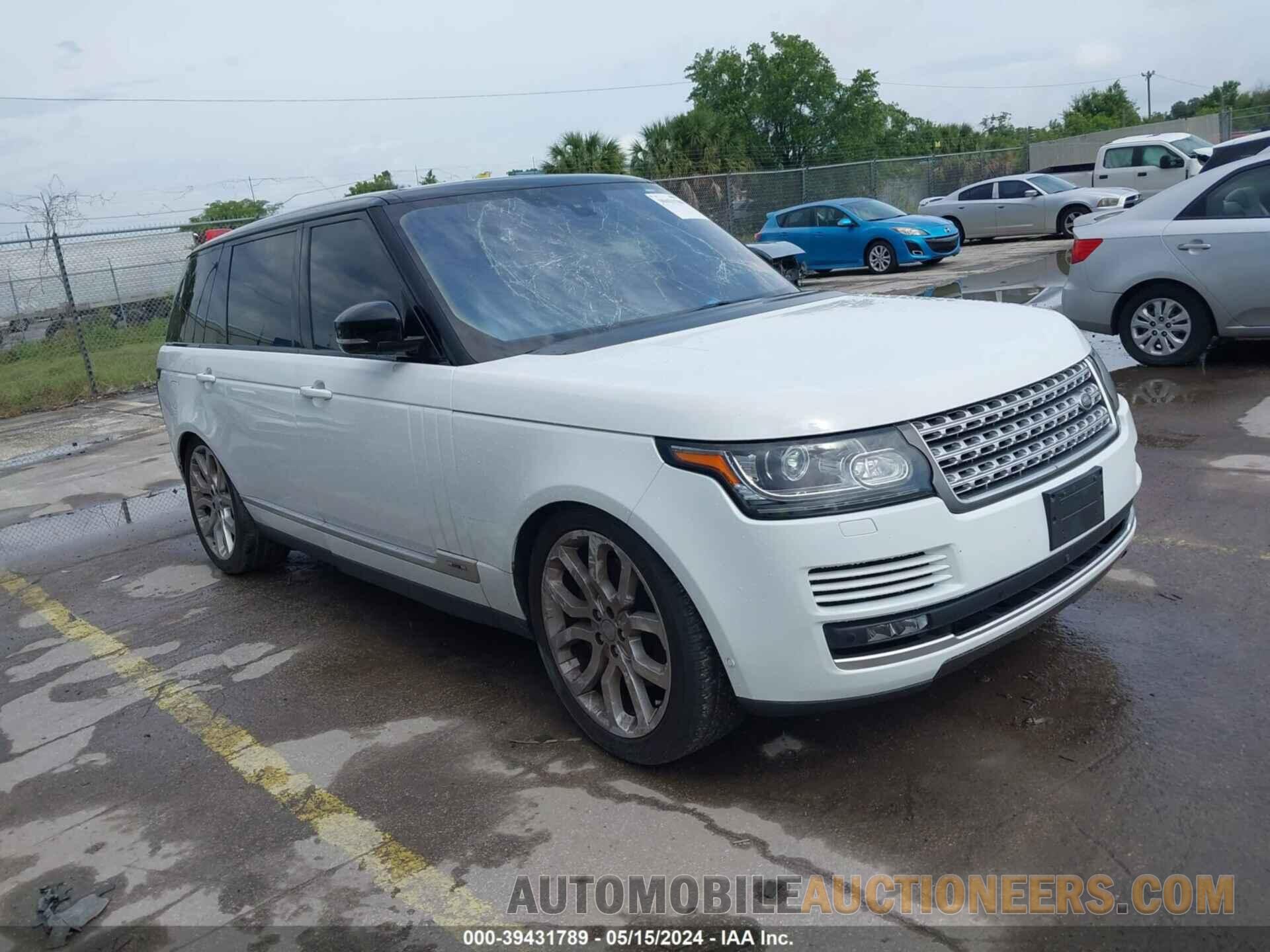 SALGS3EFXGA292521 LAND ROVER RANGE ROVER 2016