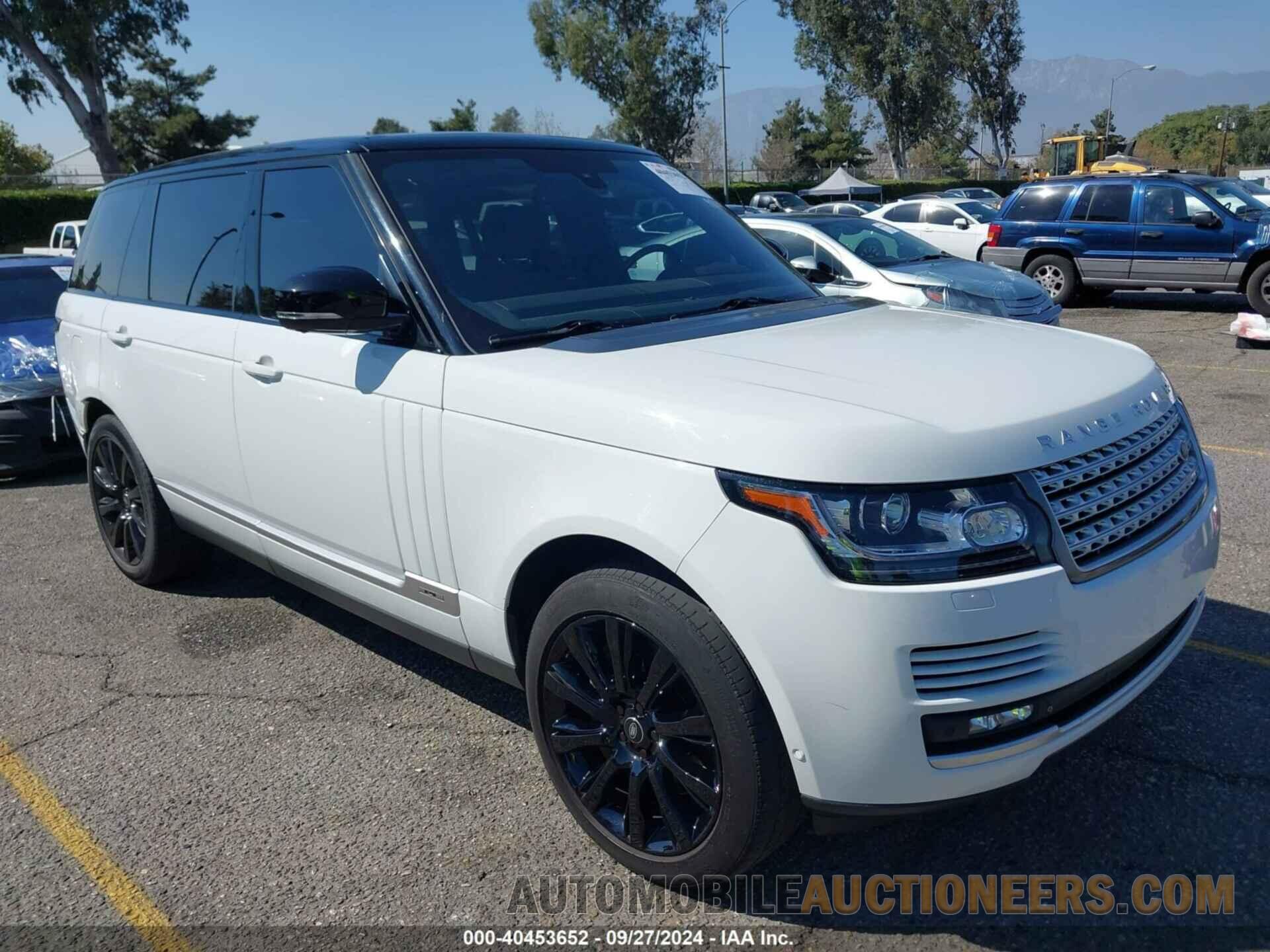 SALGS3TF0FA205730 LAND ROVER RANGE ROVER 2015