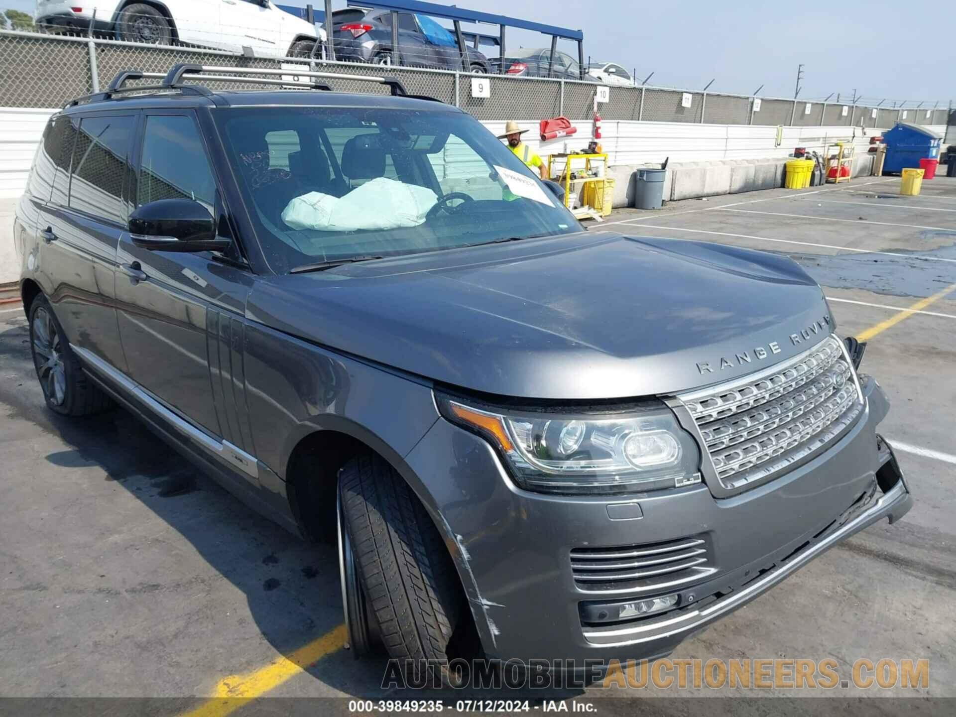 SALGS3TF1FA230619 LAND ROVER RANGE ROVER 2015