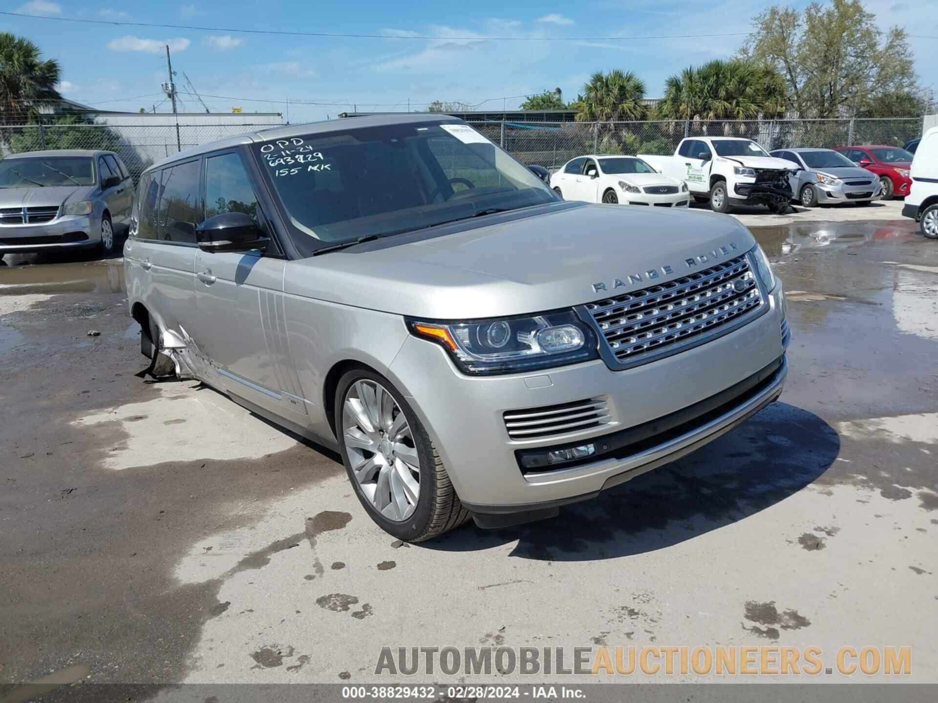 SALGS3TF2FA226370 LAND ROVER RANGE ROVER 2015